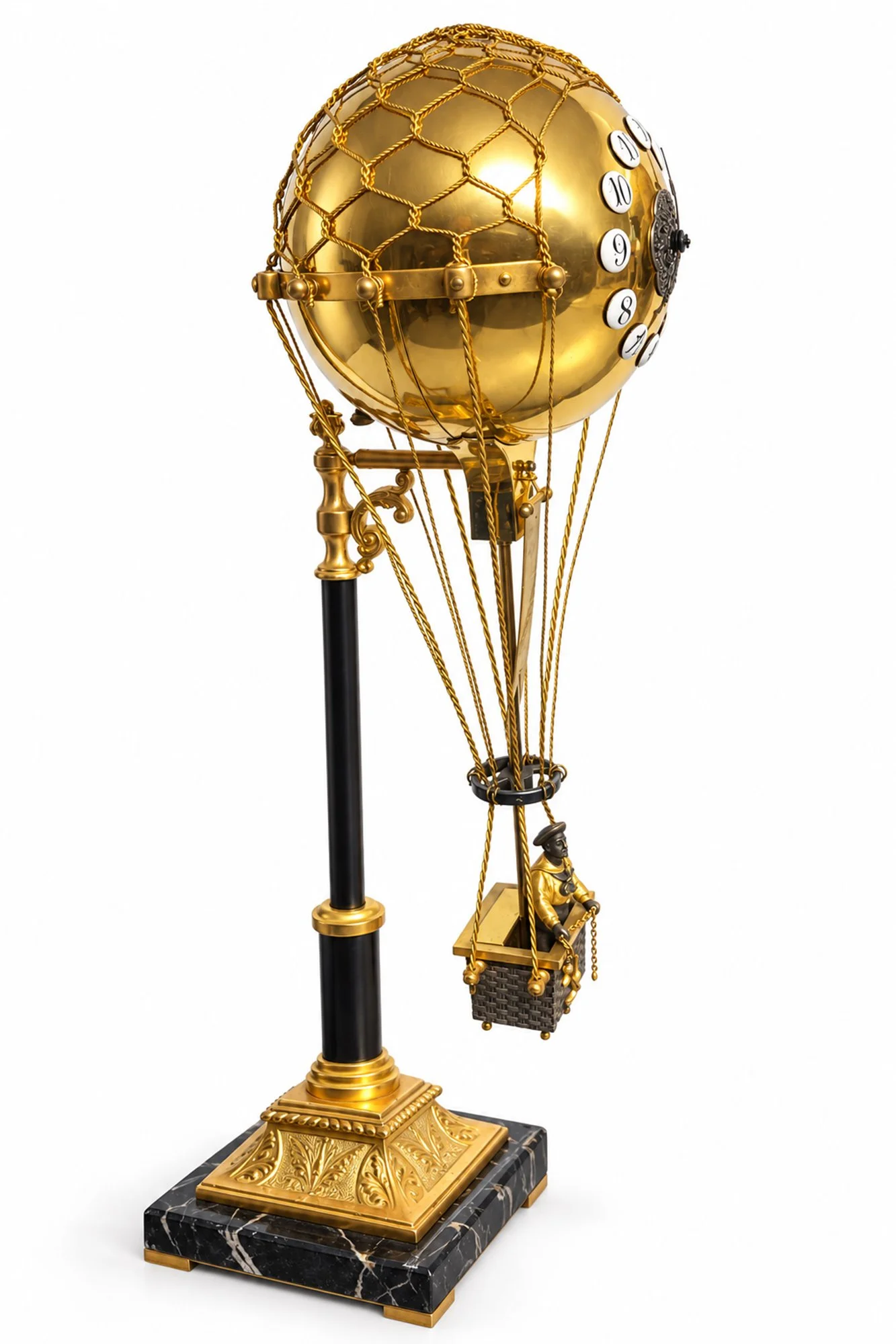 Antique Gilt Balloon Clock Sculpture V1.jpg