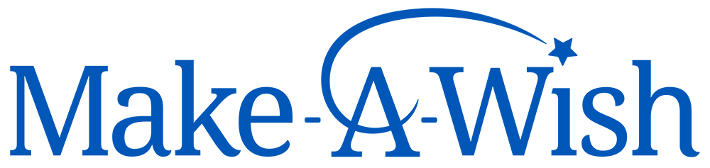Logo of Make-A-Wish Foundation with a star and a curved line over the text.
