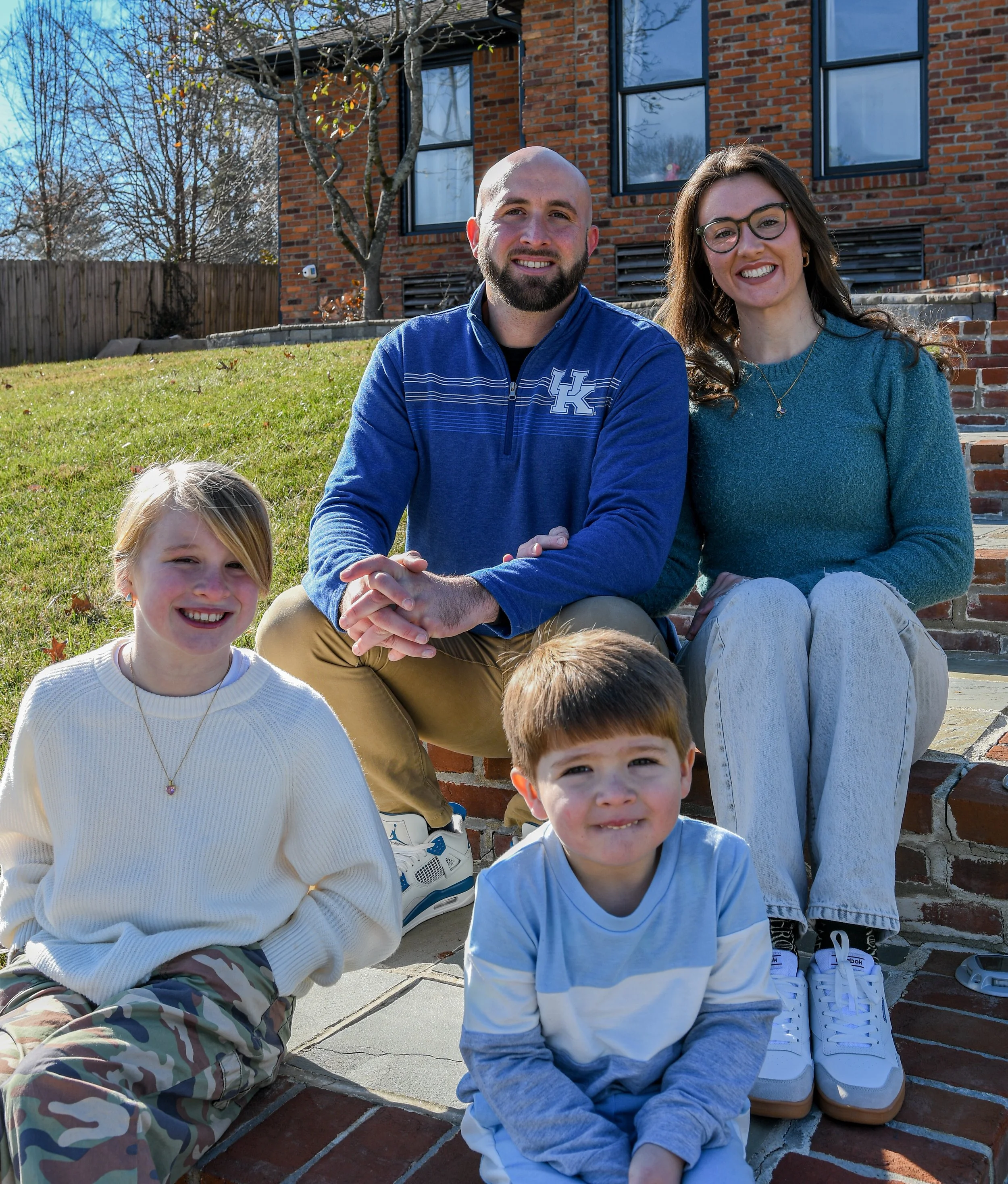 Nick Wolter, running for 5th District in Lexington, KY and his family.