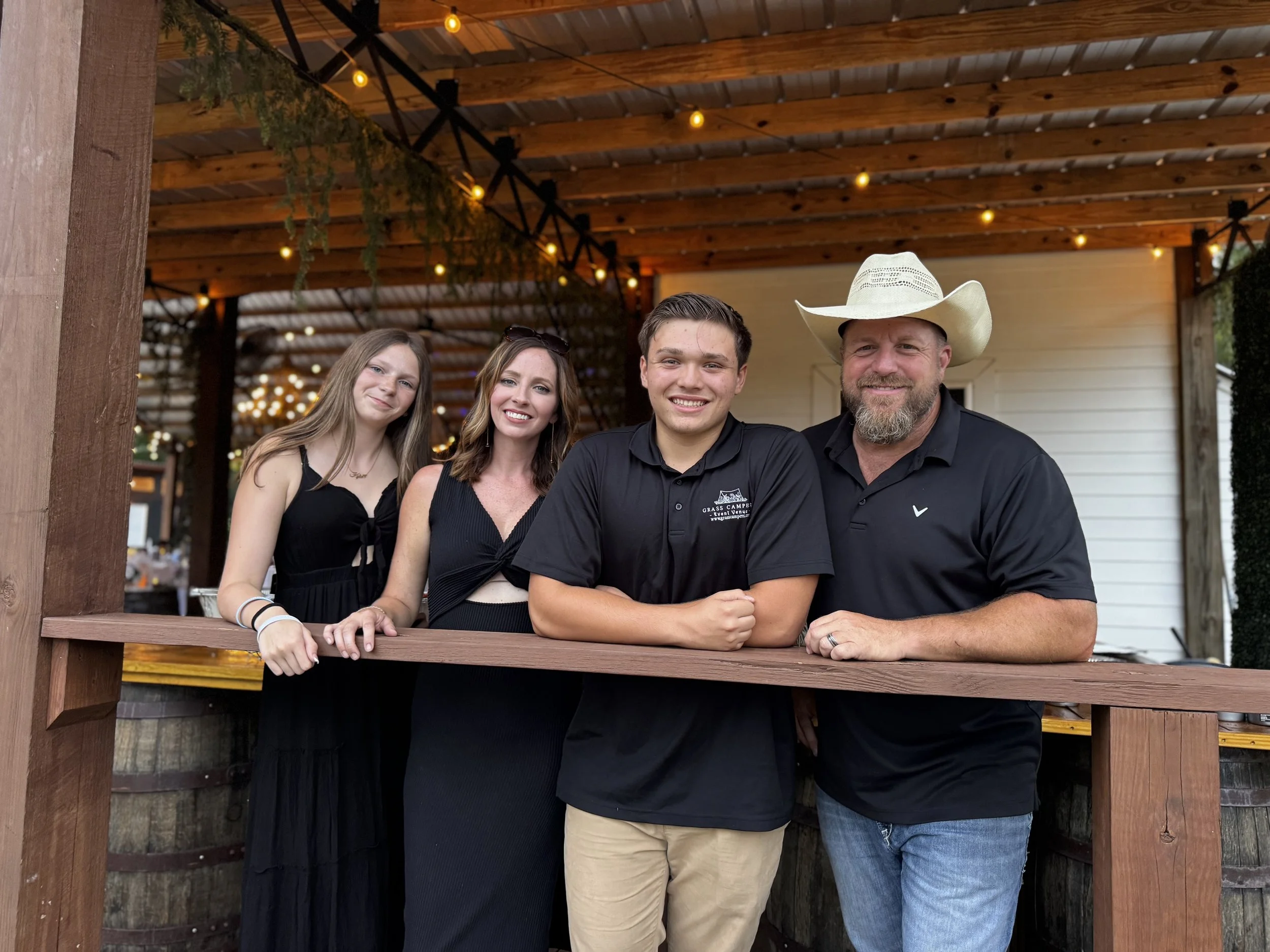 owner Kevin with staff Ayden Amber and Kylee 