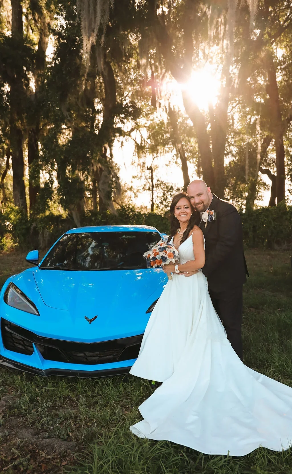 couple with car 