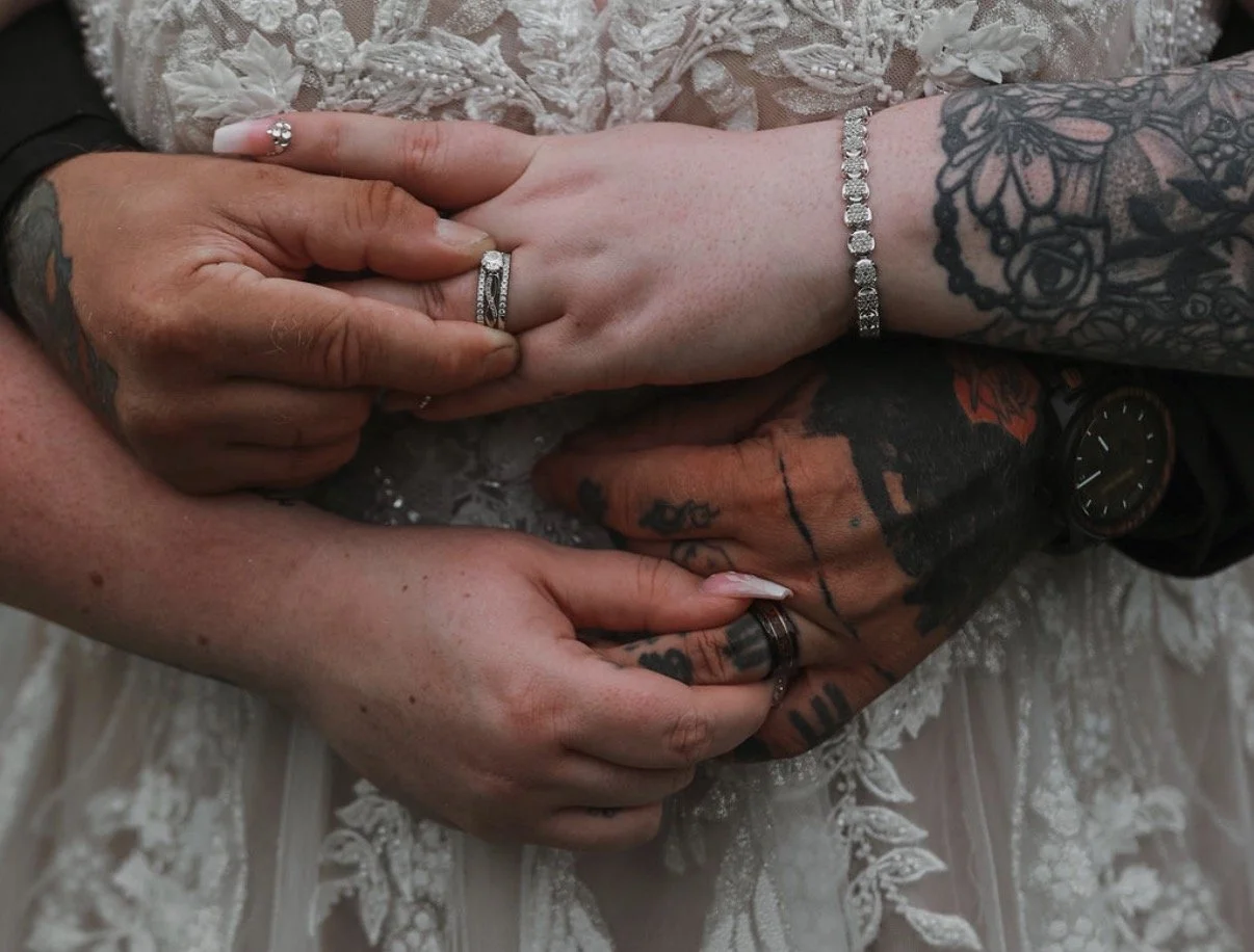 rings and hands