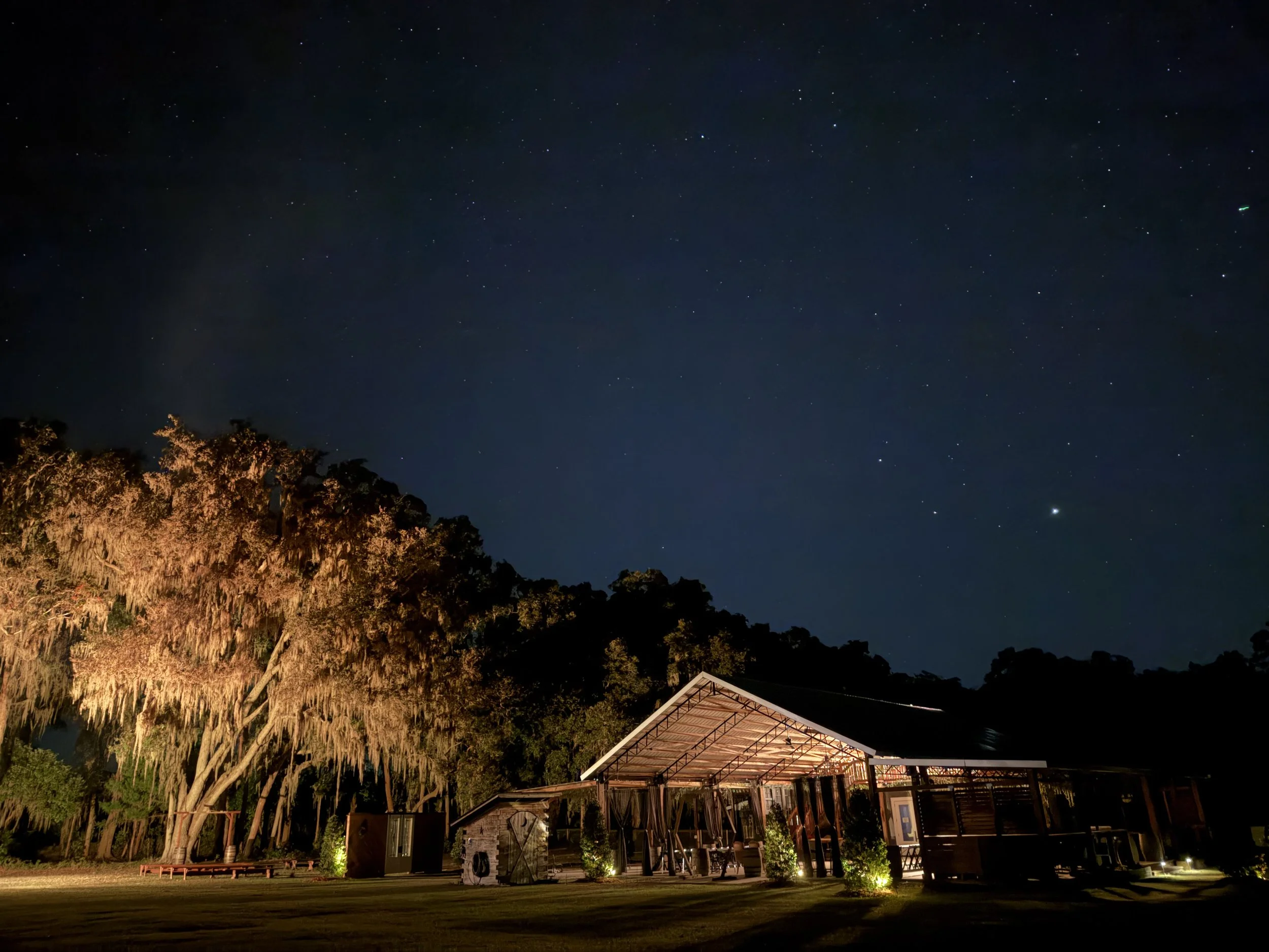 barn at night 