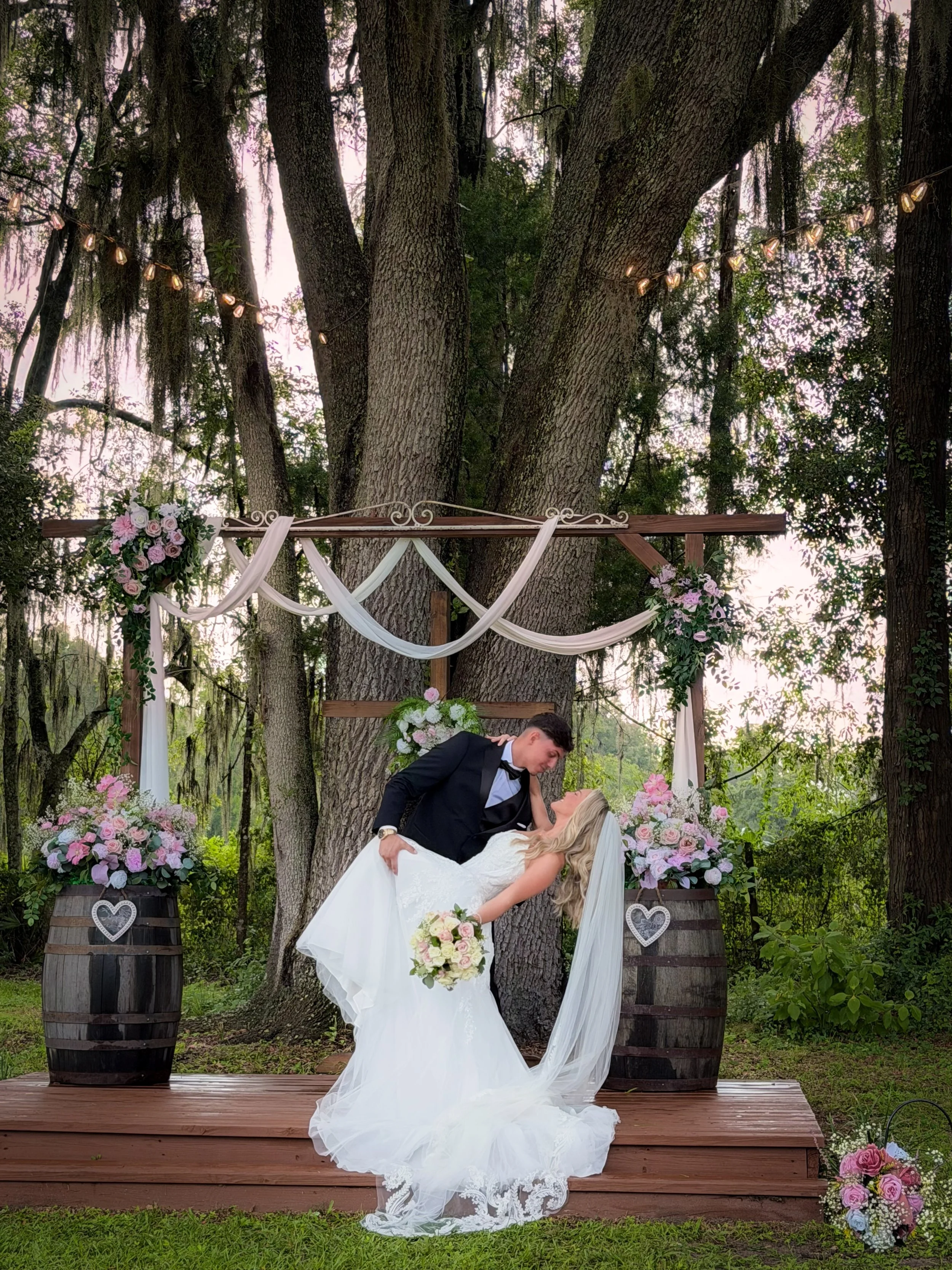 couple doing a dip 