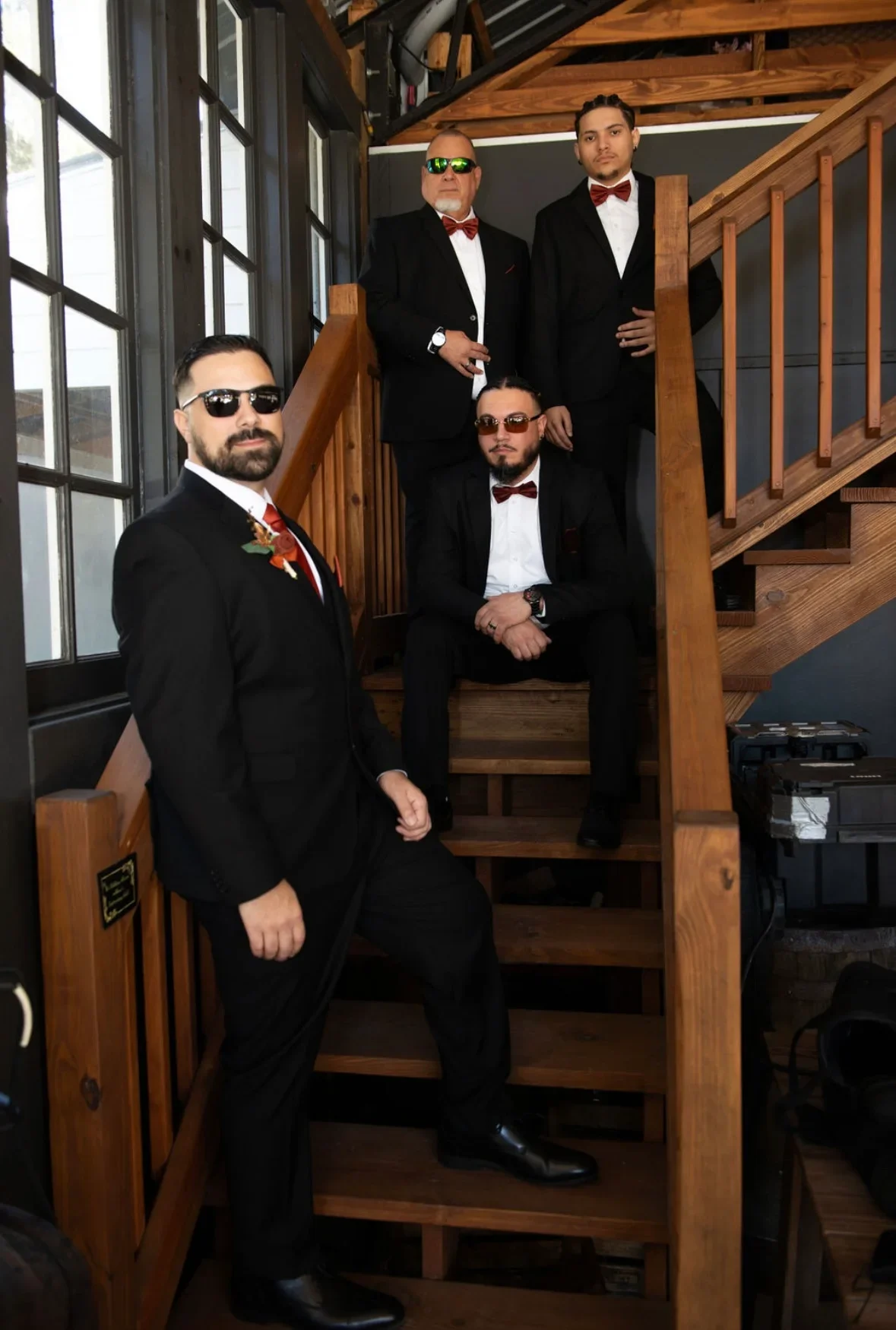 guys on steps 