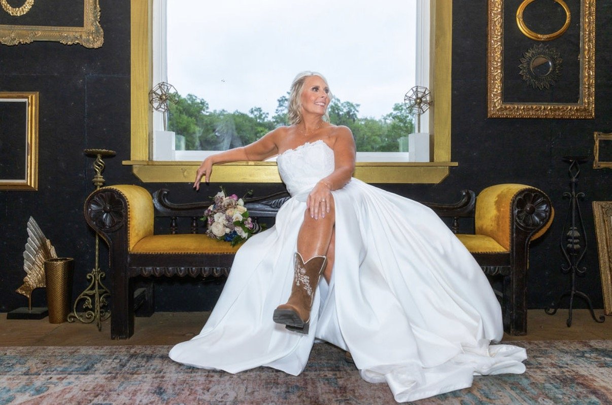 bride in the window 