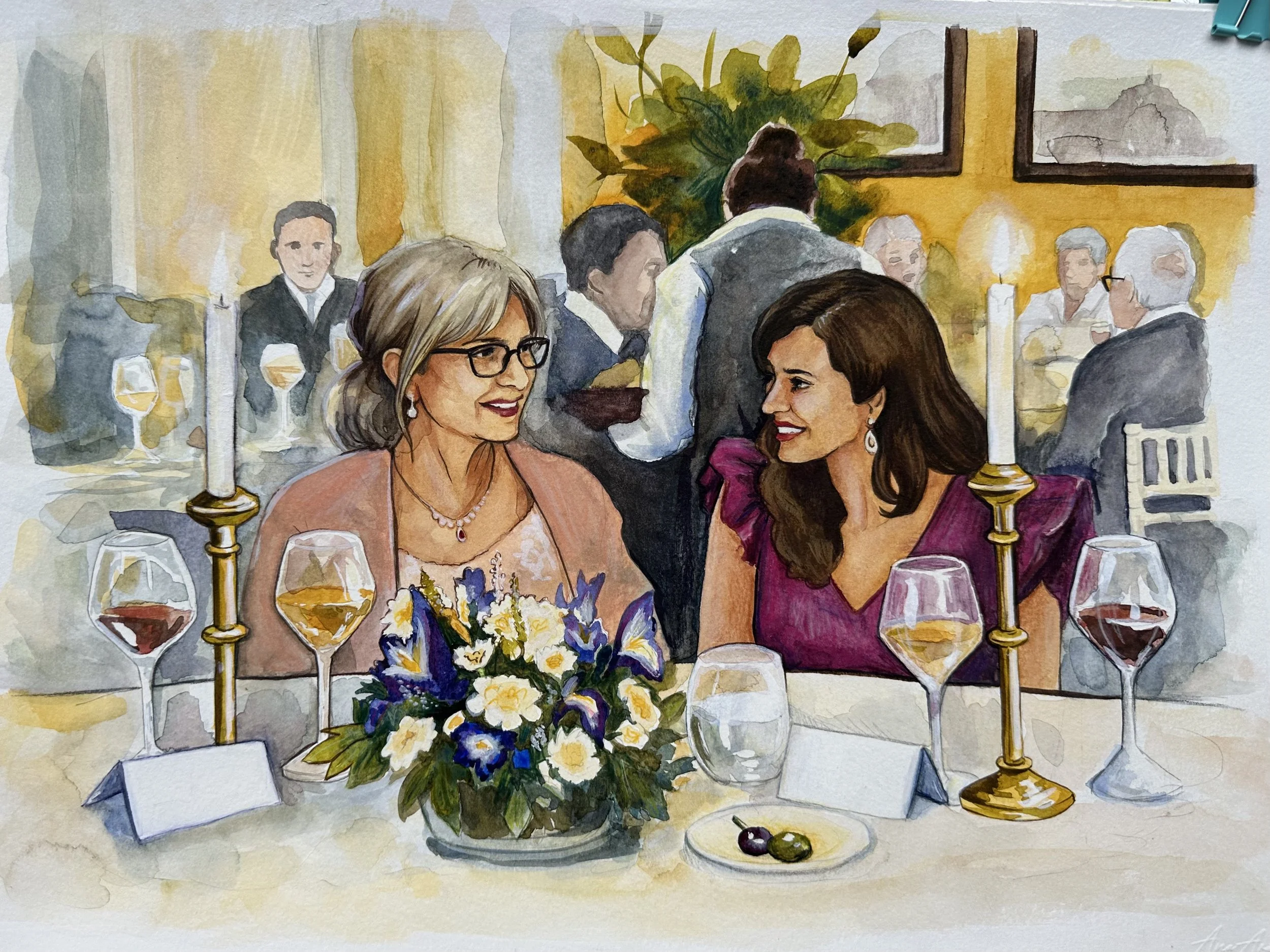 50o Aniversário AutoSilva Ilustração de Eventos