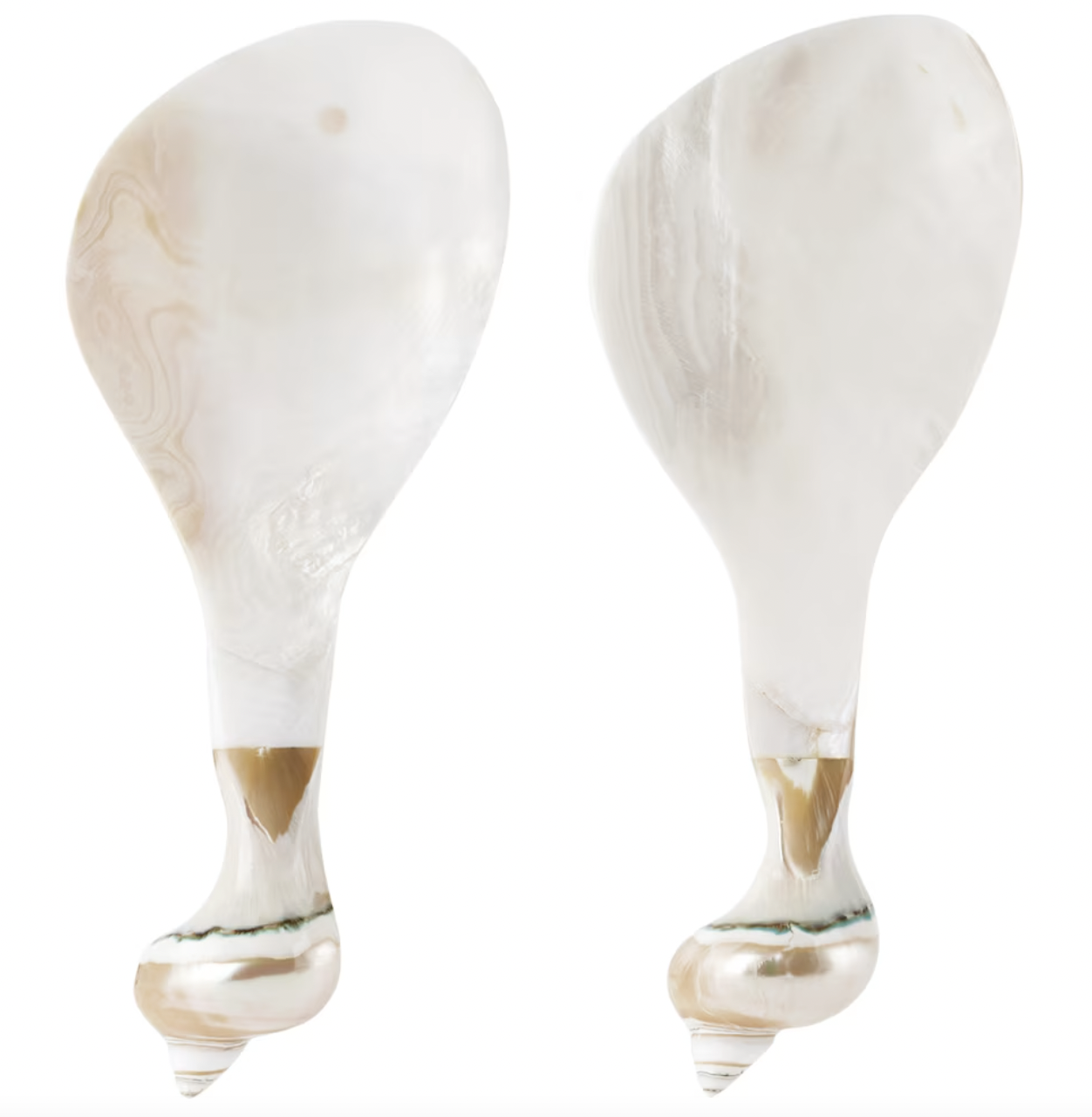 Gohar World Off-White Mother of Pearl Salad Servers