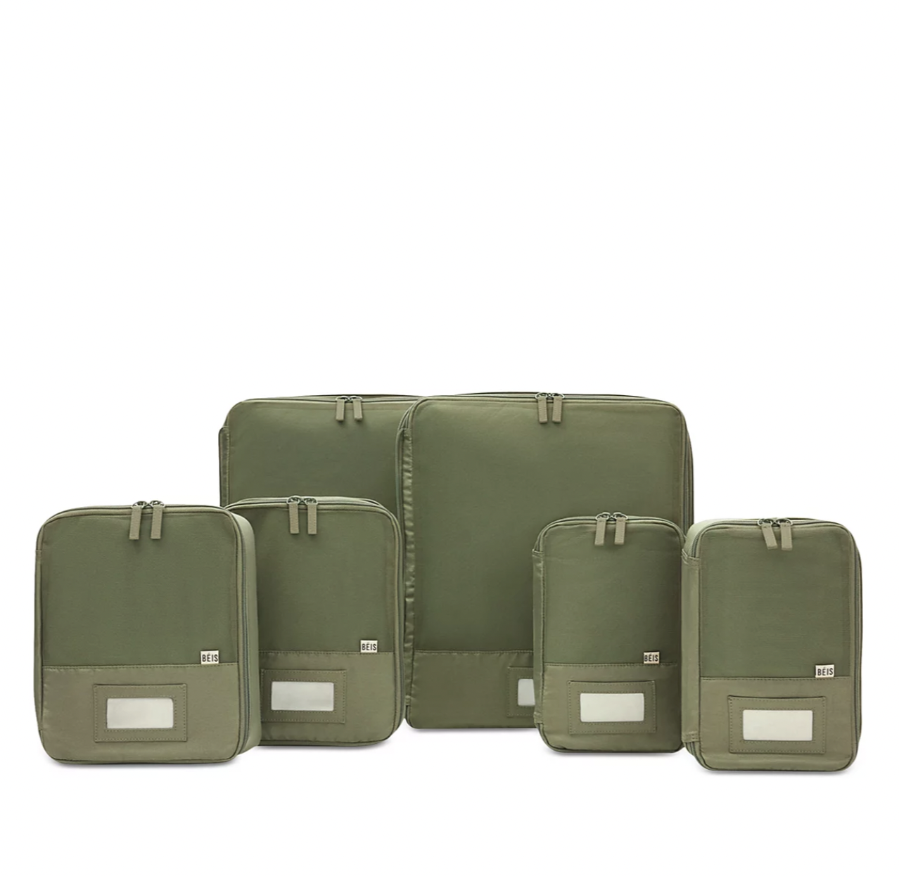 BÉIS The Compression Packing Cubes in Olive