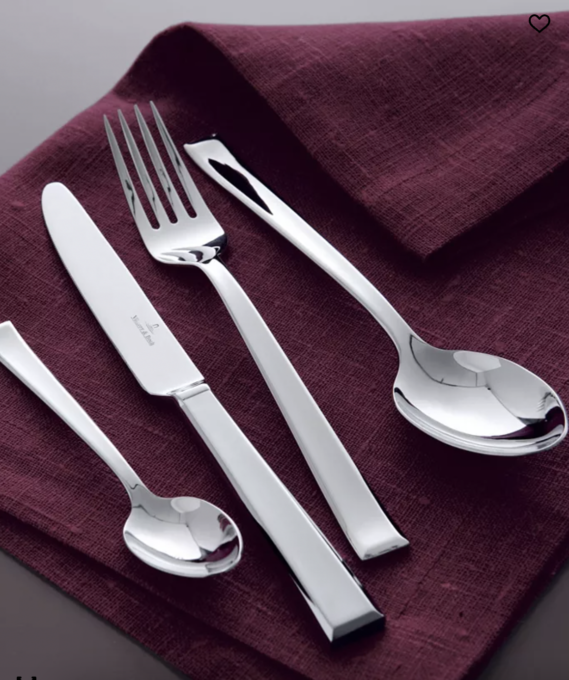 Luxury flatware from Villeroy & Boch Victor 46 Pc. Flatware Set, Service for 8