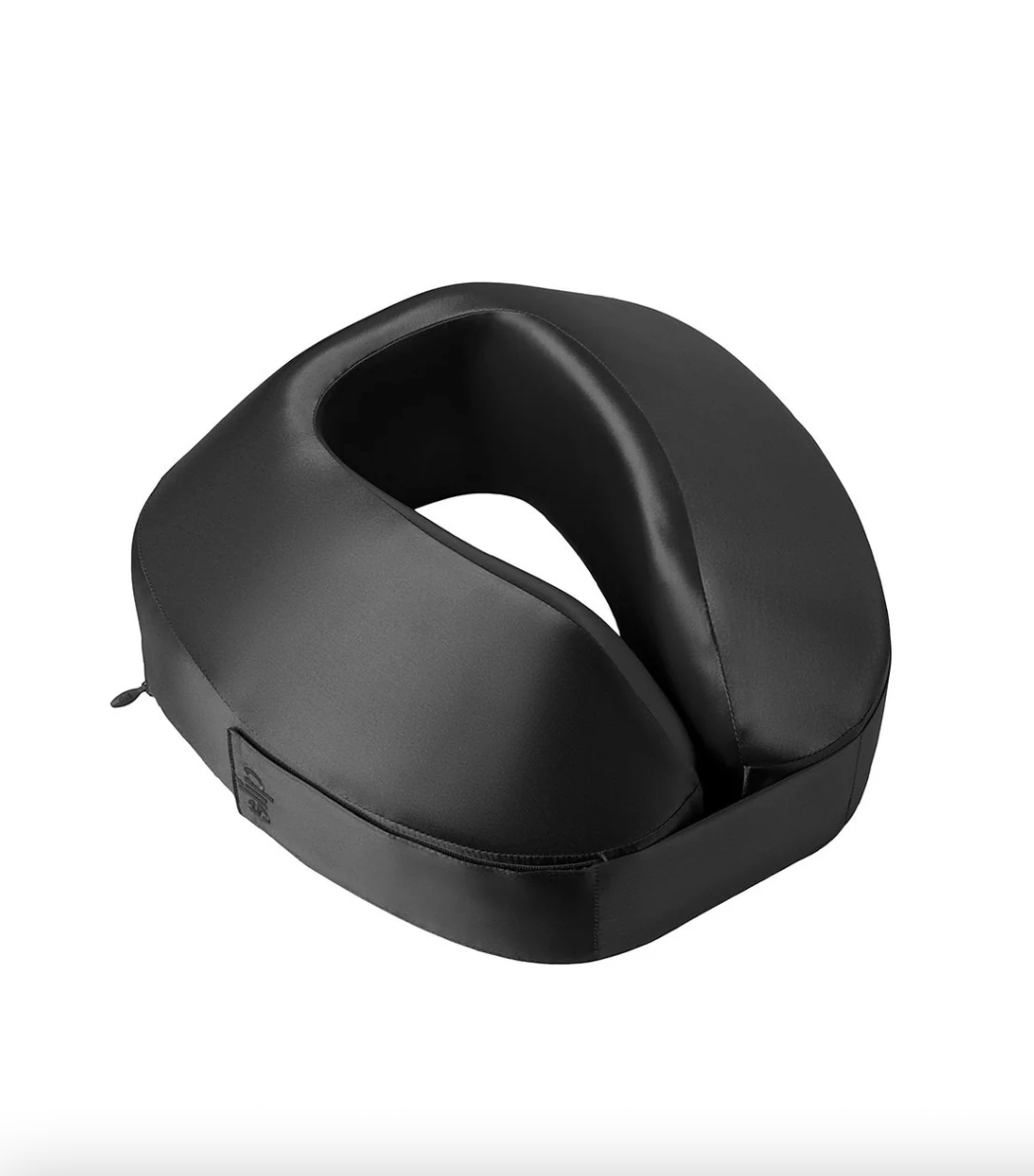 Slip Jet Setter Silk Travel Pillow in Black