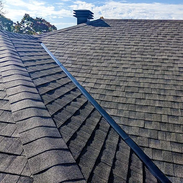 Open valley shingle roof new install by Roofing-MTL in Dorval