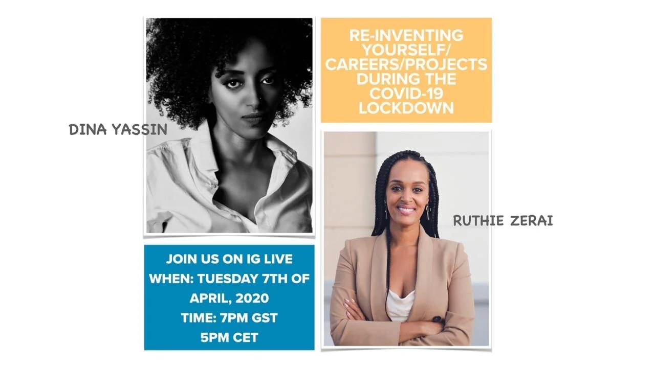 VIDEO : Re-inventing Yourself During Moments of Crisis with Fashion Designer Dina Yassin