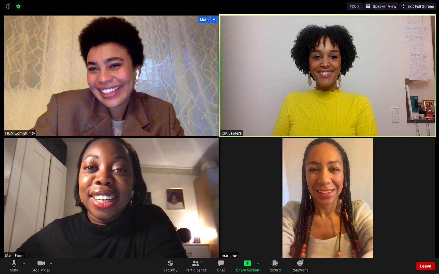 Panel Talk : Deconstructing White Privilege X Elevating Black Voices with Her Online Network