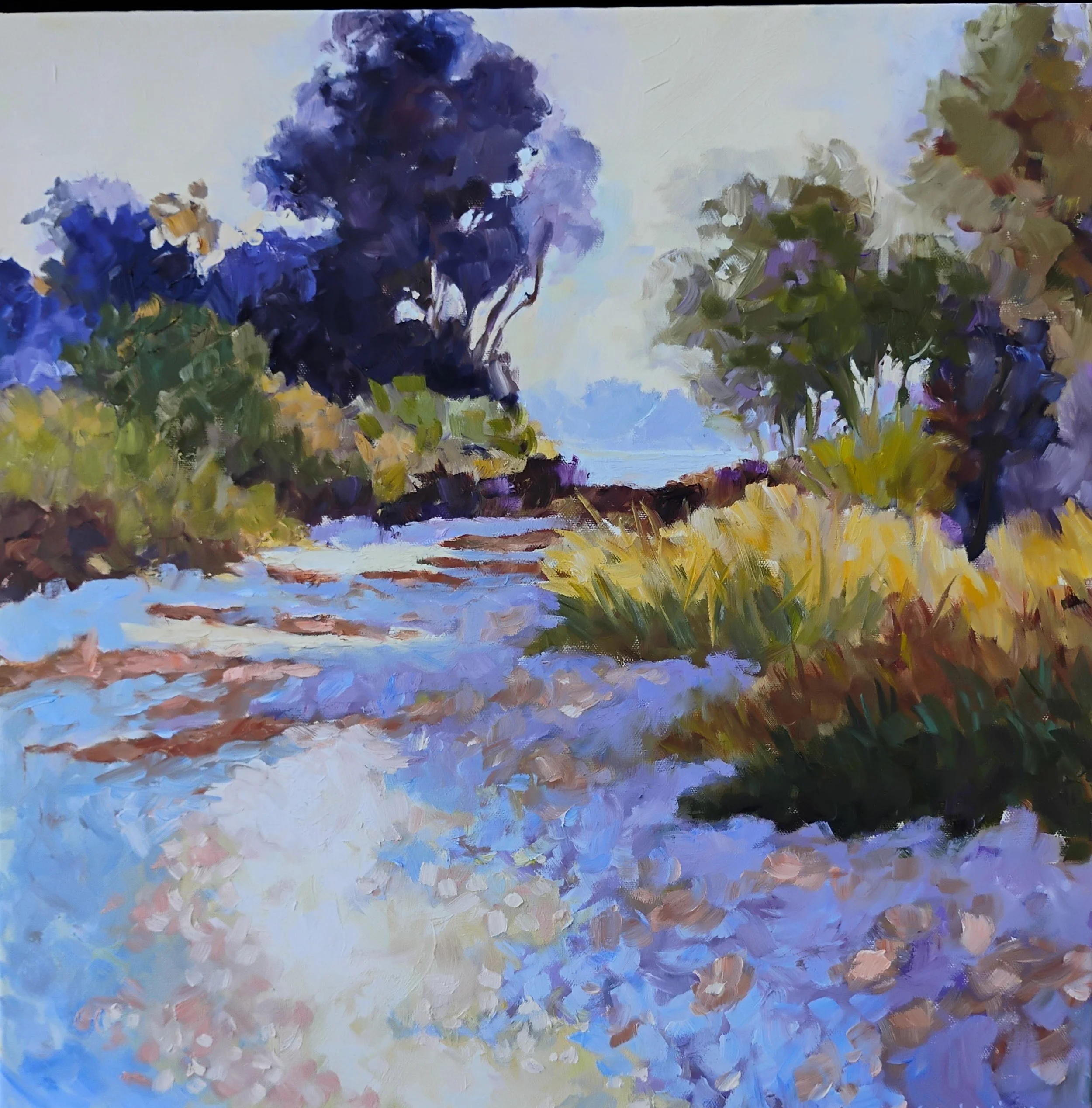 Marsh Light, 22" x 22"