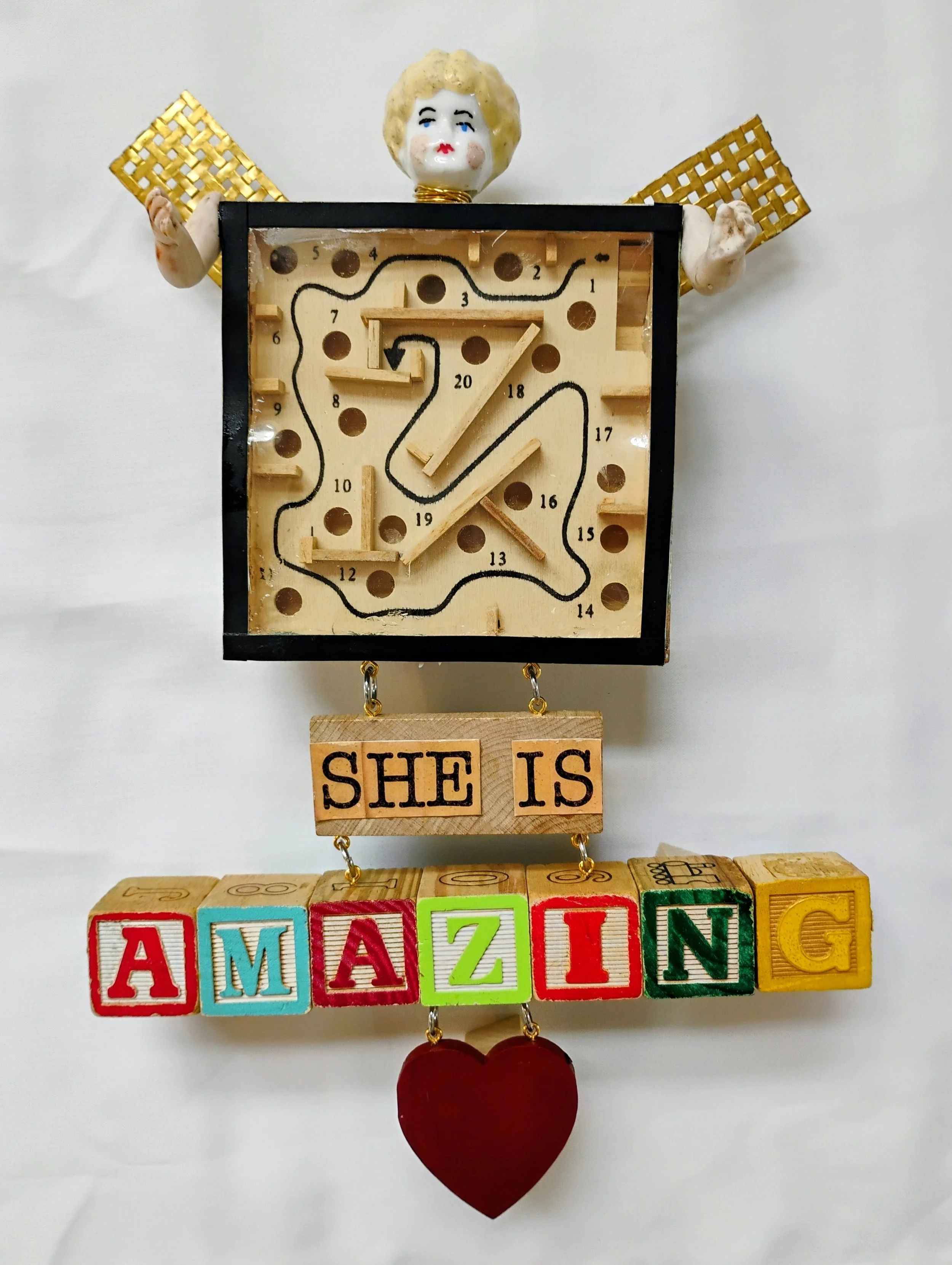 She is Amazing. Of course, the maze was the inspiration. $175.00