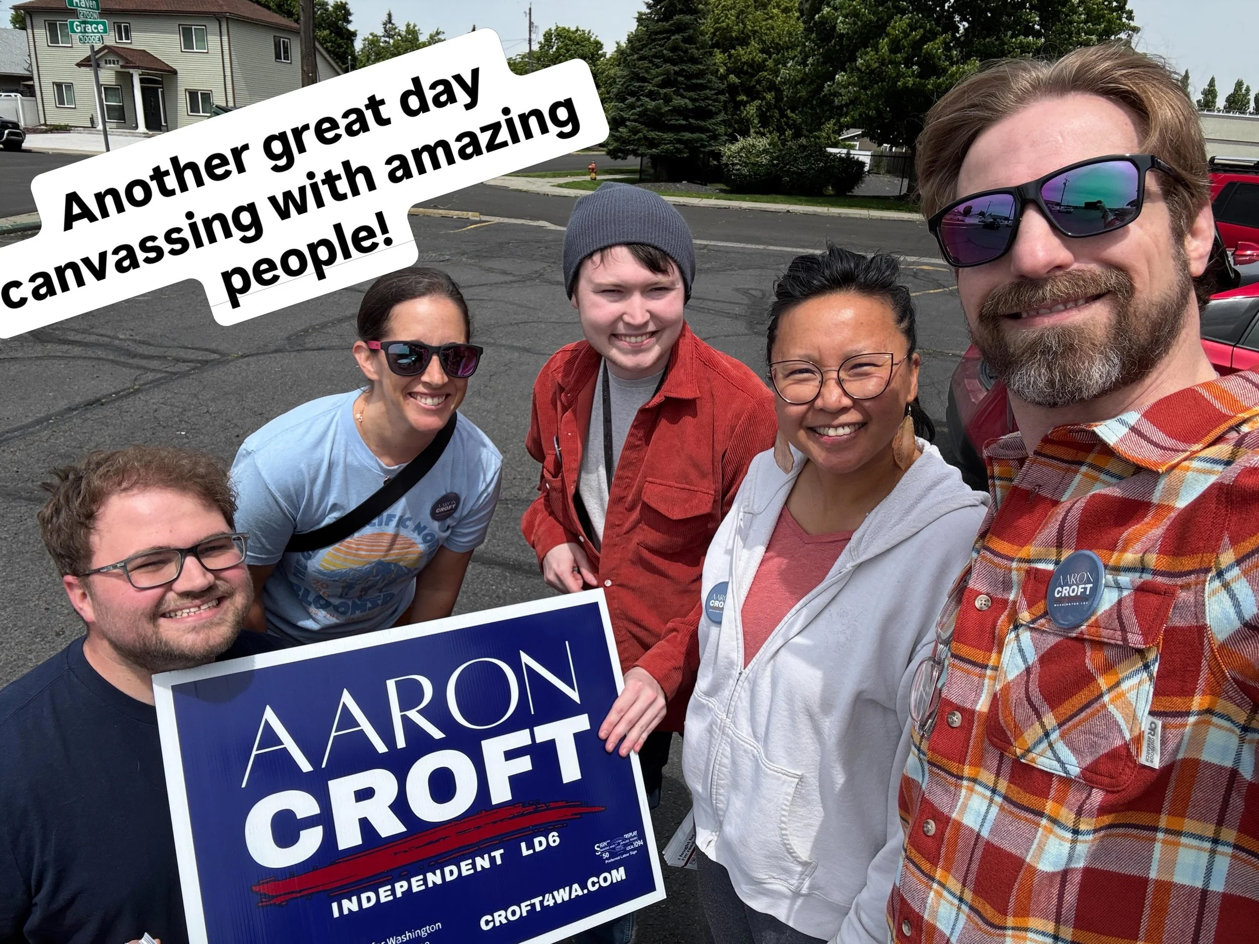 More great conversations with people in the district. Cost of living and homelessness were the top issues from knocking today.