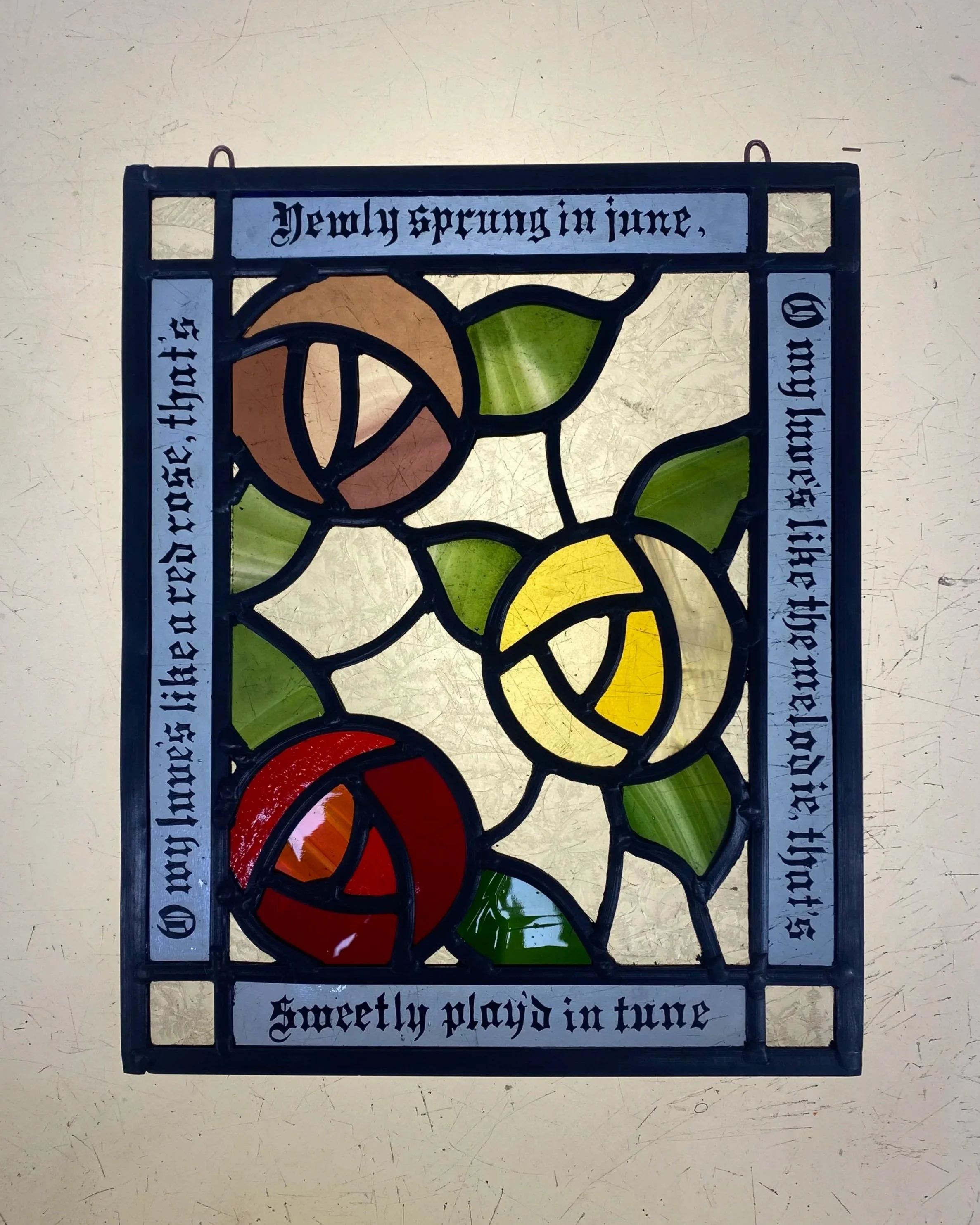 Stained Glass Window 13"x10" (2024)