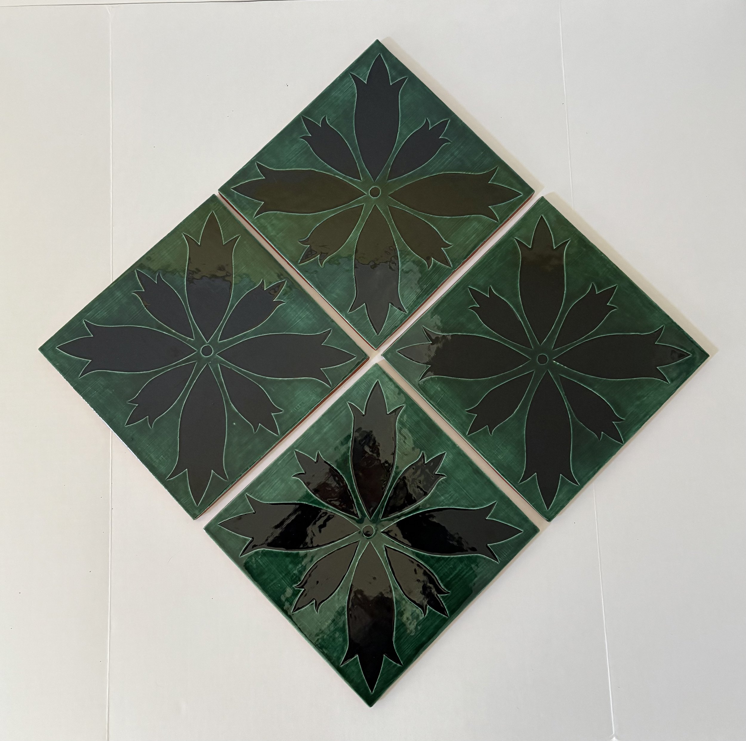 Set of 8 Tiles 12"x12" (2025)