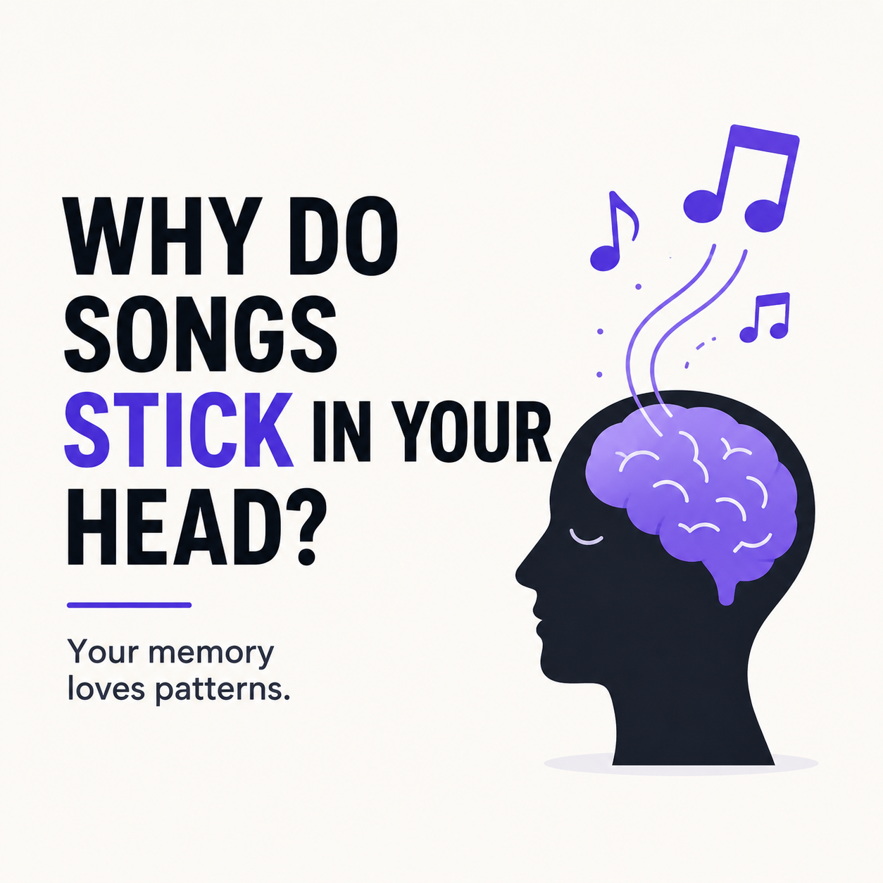 Why Your Brain Remembers Songs So Easily — But Forgets Everything Else