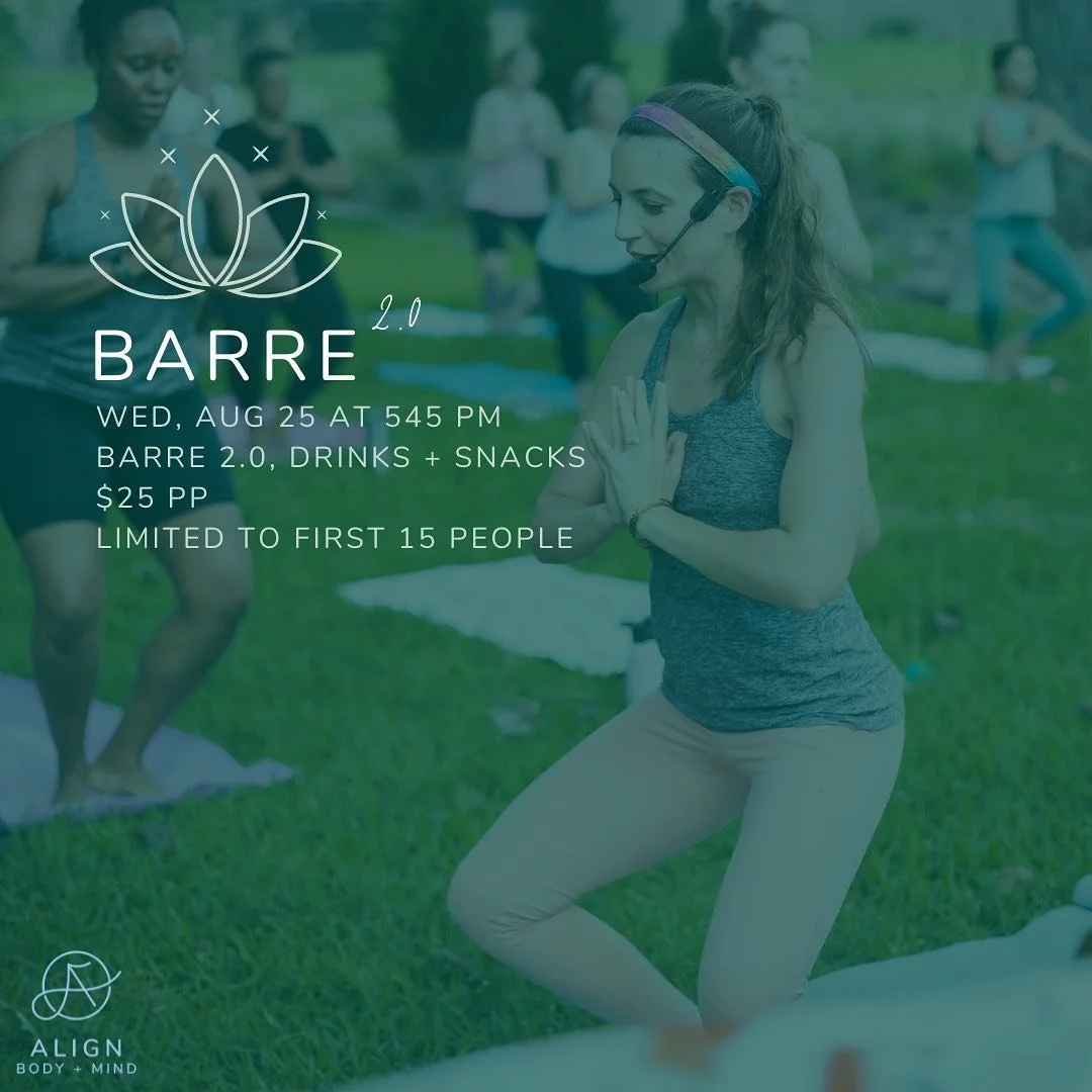Did you hear?!⁣
⁣
August is stepping it up! As if back to school wasn&rsquo;t enough. We&rsquo;re creating a barre hybrid with a cardio component just for YOU, Mama. It&rsquo;s 45 minutes of sweaty smiles, followed by sips and snacks- your choice! {V