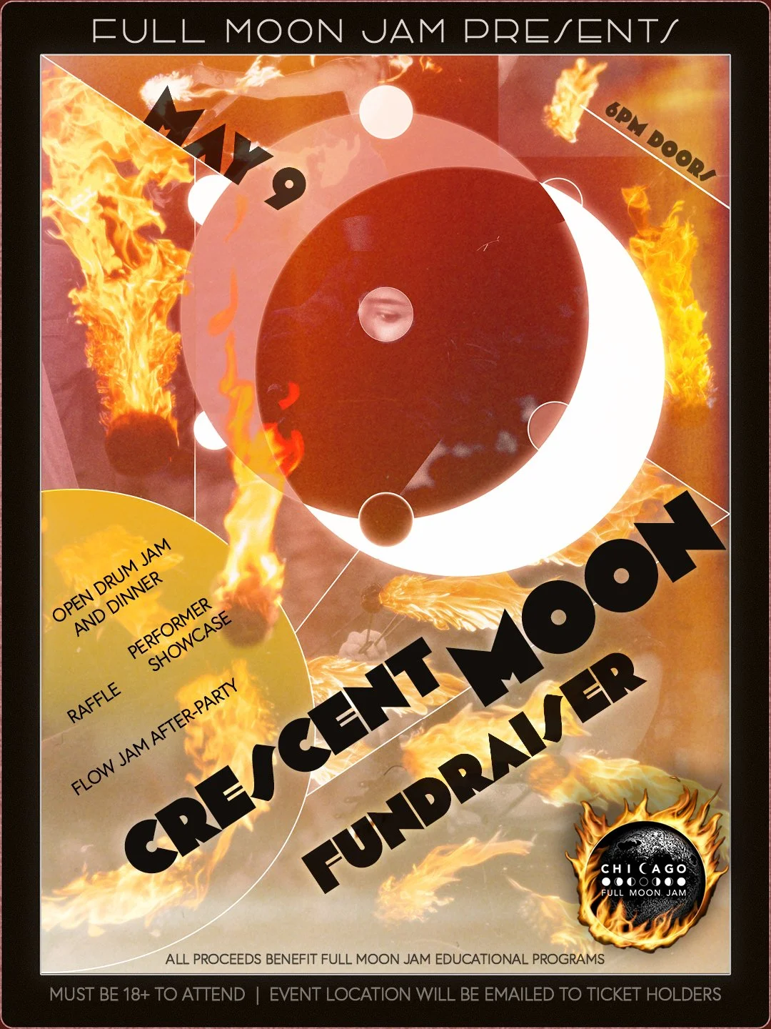 FULL MOON JAM PRESENTS: THE CRESCENT MOON FUNDRAISER