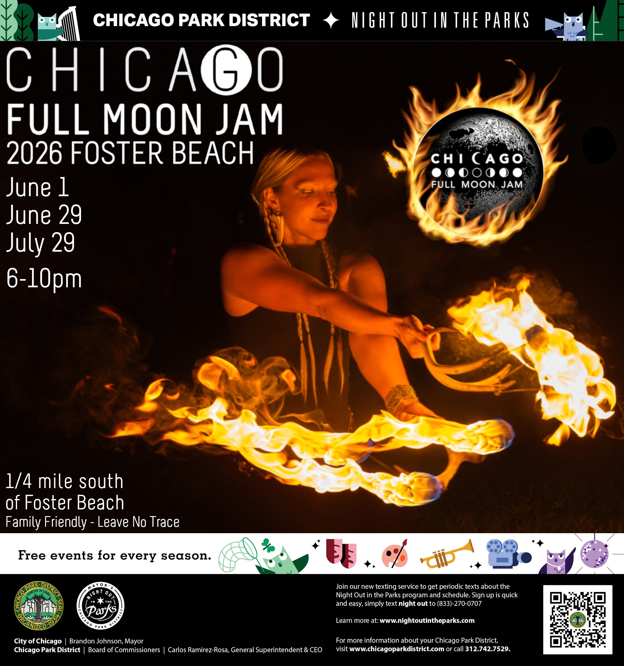 FULL MOON JAM 2026 SUMMER SCHEDULE