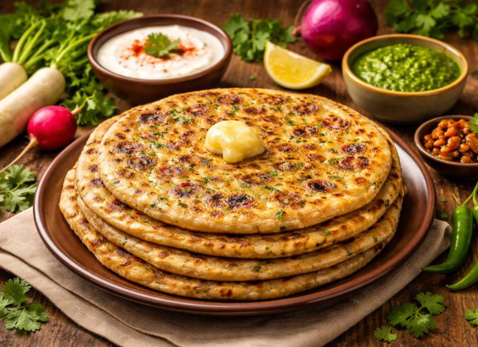 Mooli Paratha
