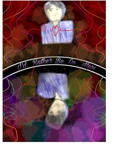 I'd Rather Be On Mars Paperback – Large Print