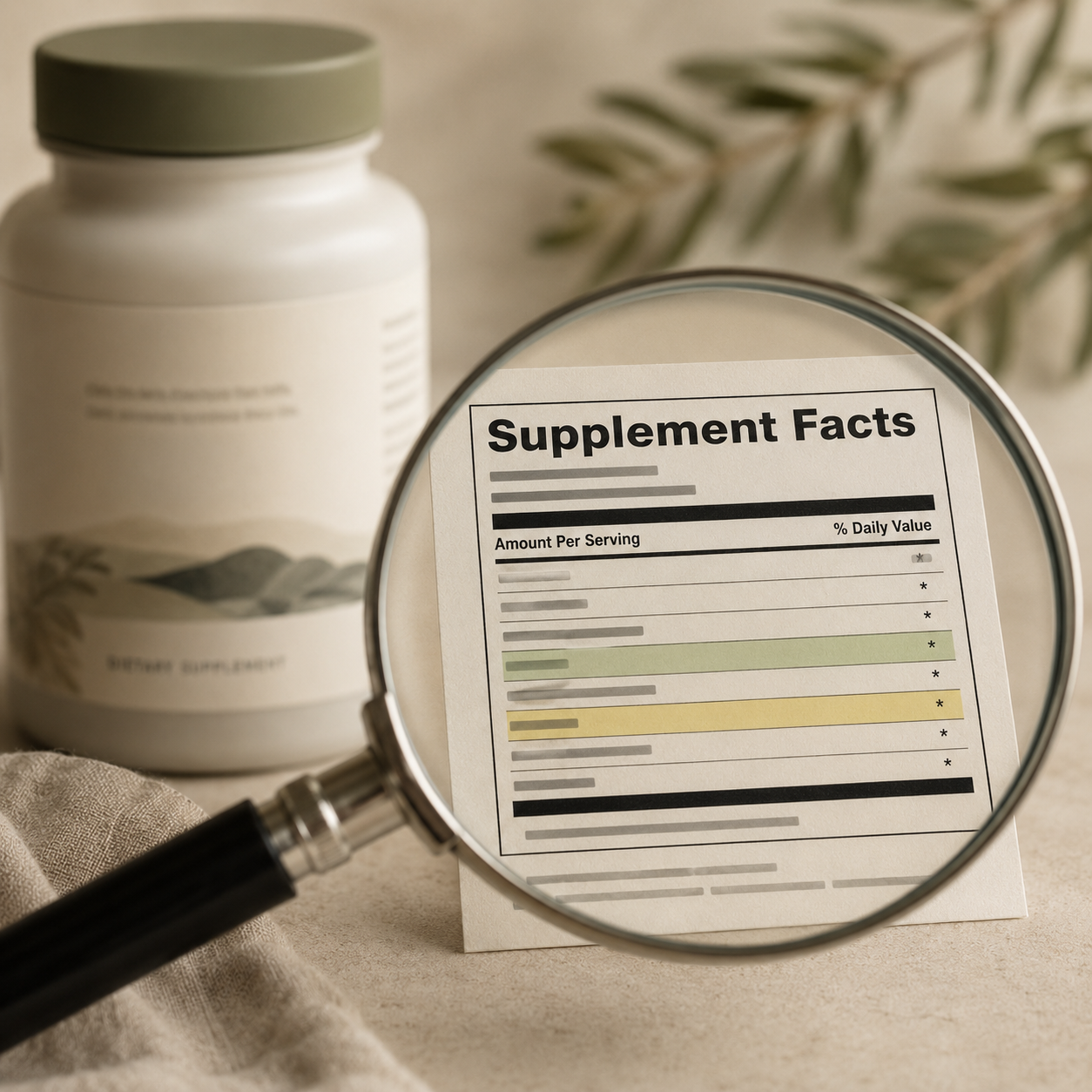 How to Read a Supplement Label (Without Getting Misled)