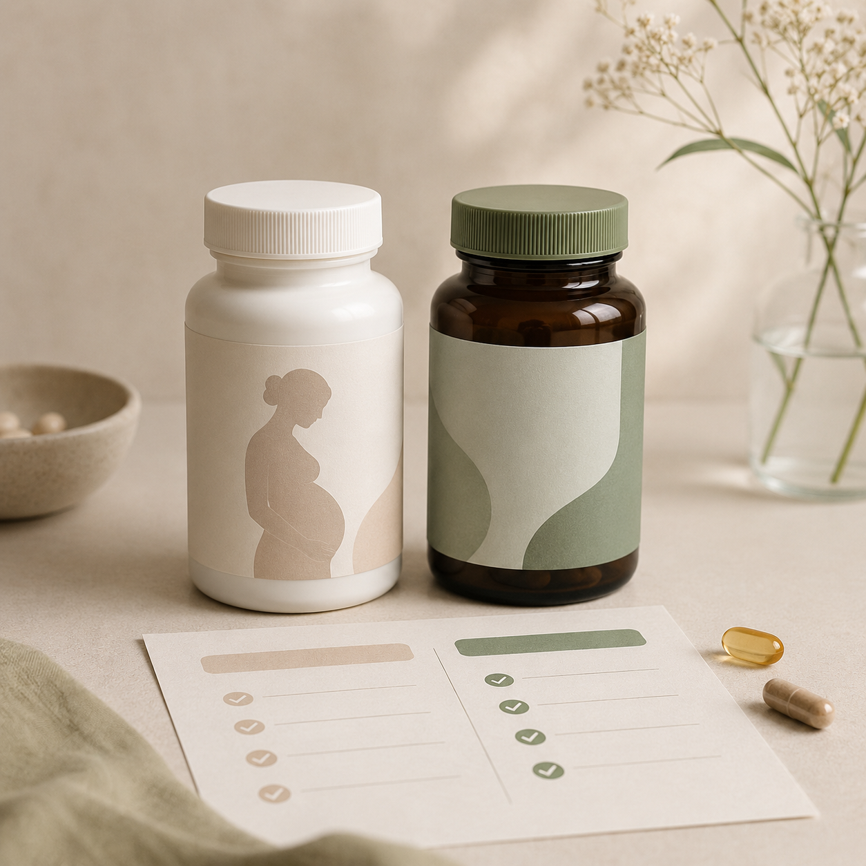 Prenatals vs. Women’s Multivitamin: What’s Actually Different?
