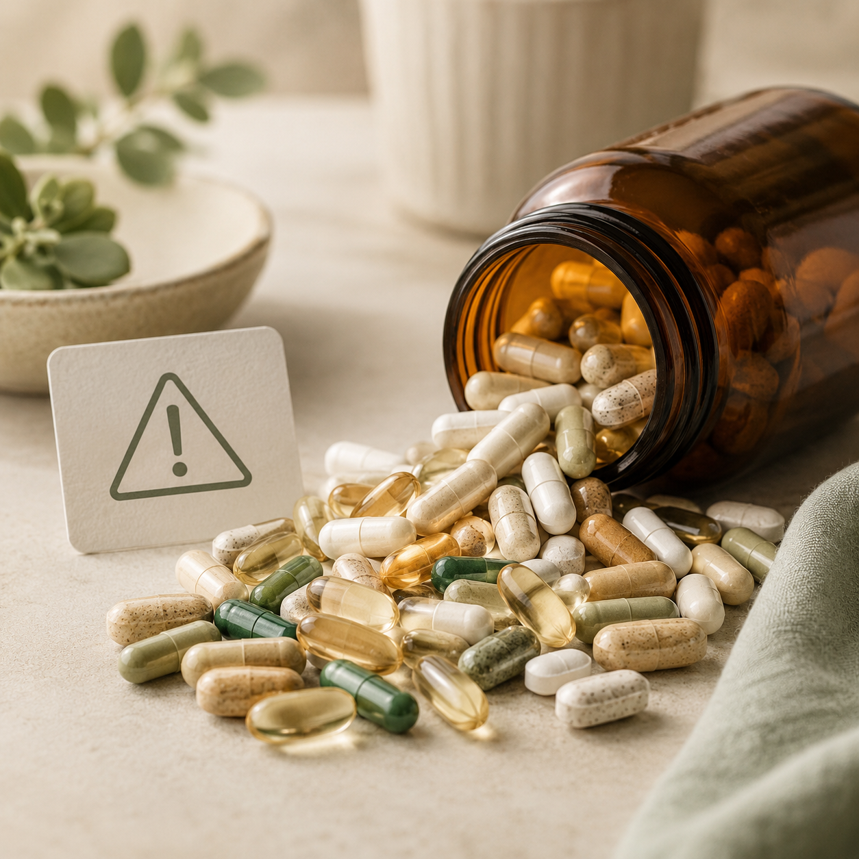 When “More Is Better” Becomes Risky in Supplement Use