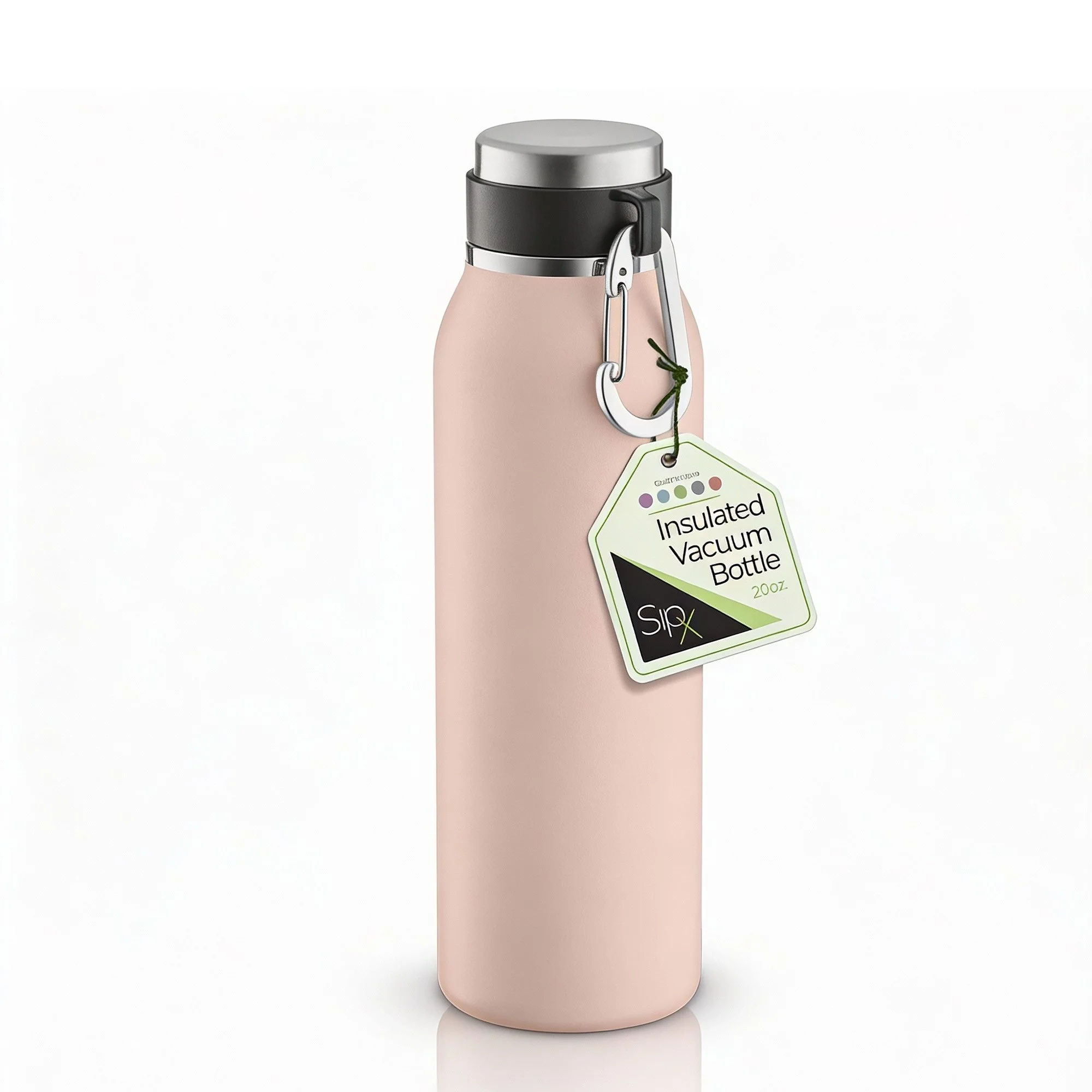 Hook Water Bottle 20 oz Peach.jpg