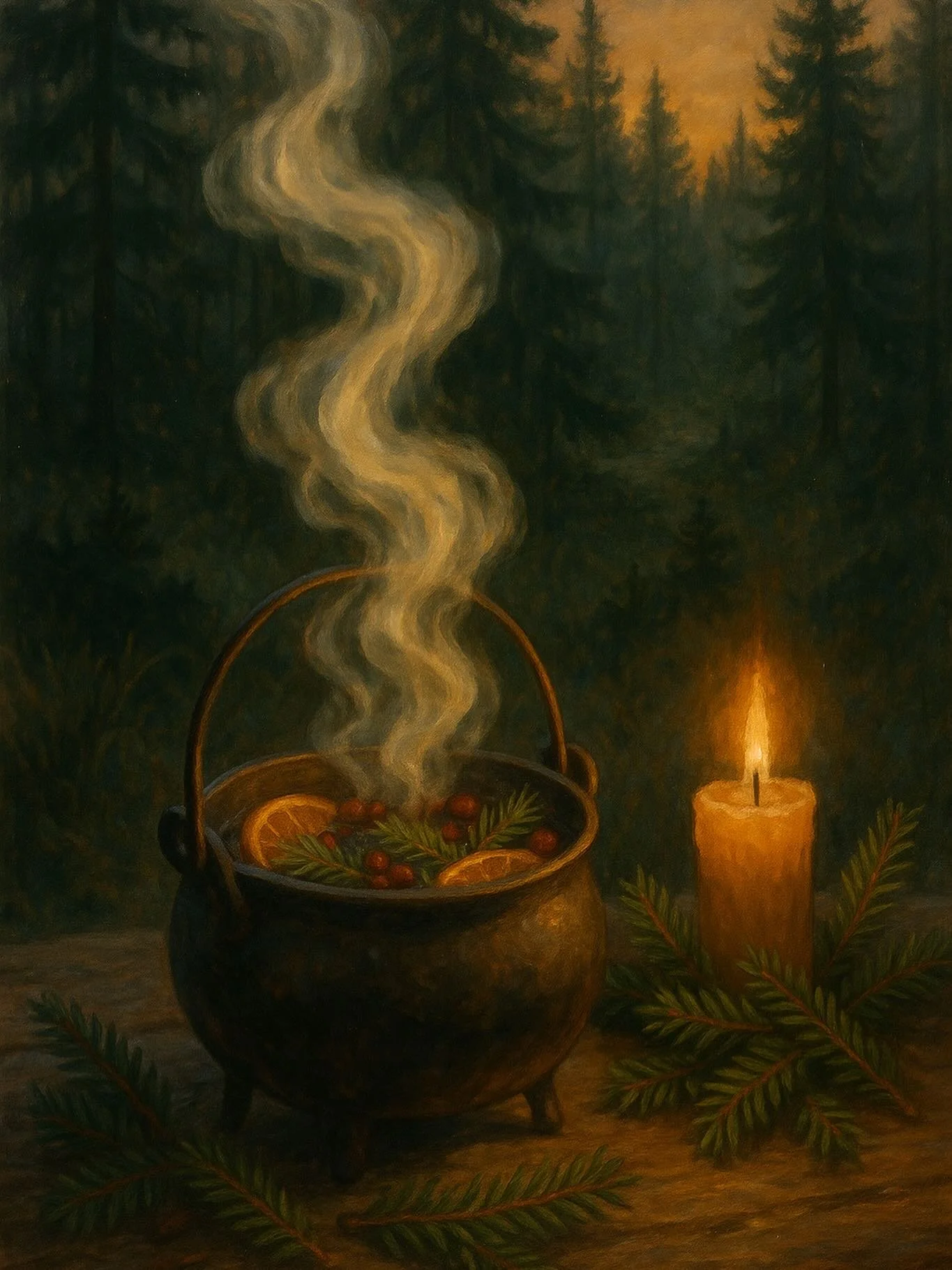 As Yule approaches, I open my doors and my heart to everything good &mdash;
the light returning, the blessings unfolding, the quiet magic rising.

This is the season of welcoming warmth into the home, peace into the body,
and goodness into every corn