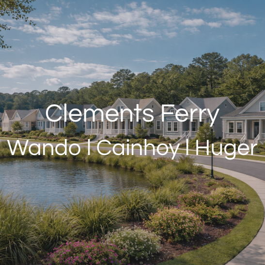Clements Ferry real estate including Wando and Cainhoy Charleston SC