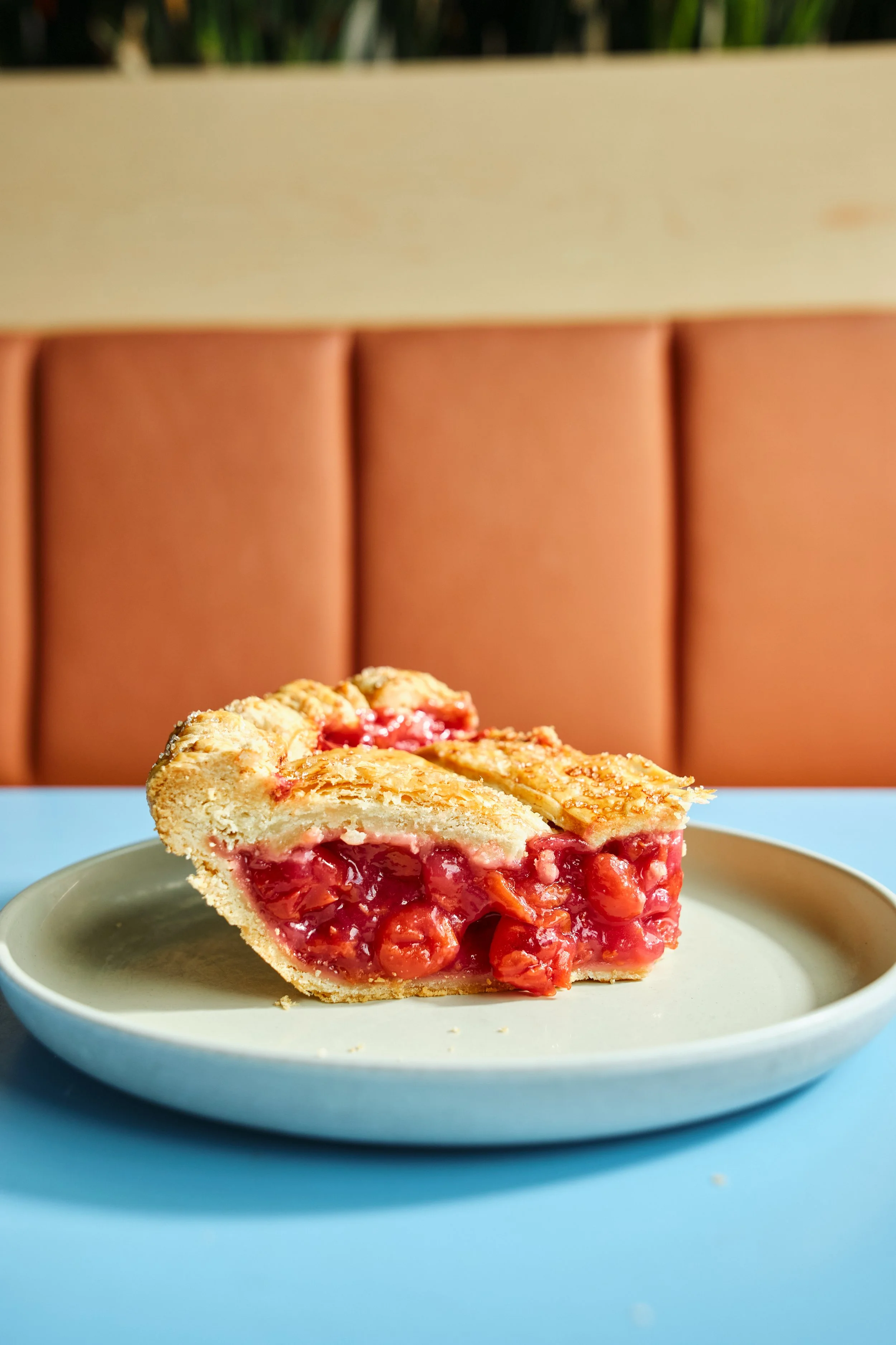 cherry pie slice