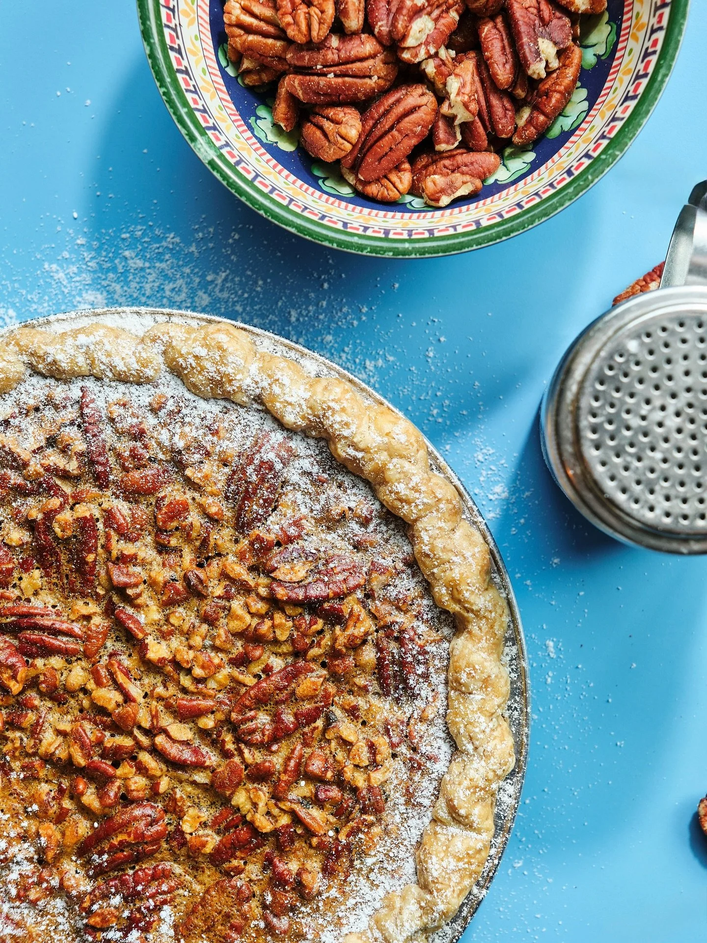 🍫&nbsp;CHOCOLATE BOURBON PECAN PIE 🍫

Pecans in a rich custard studded with dark chocolate and a splash of bourbon for good, boozy measure!

🥧&nbsp;Pies are 9&rdquo;, $45 each, and available for PRE-ORER via the link in our bio or on our website!
