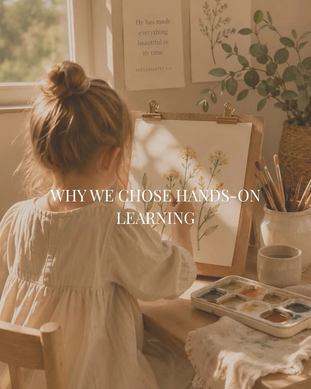 Children do not learn best by sitting still for hours.

They learn by touching.
Exploring.
Building.
Moving.
Creating.

That is why Isla &amp; Psalm was intentionally designed to be hands-on and developmentally mindful.

Not because rigor does not ma