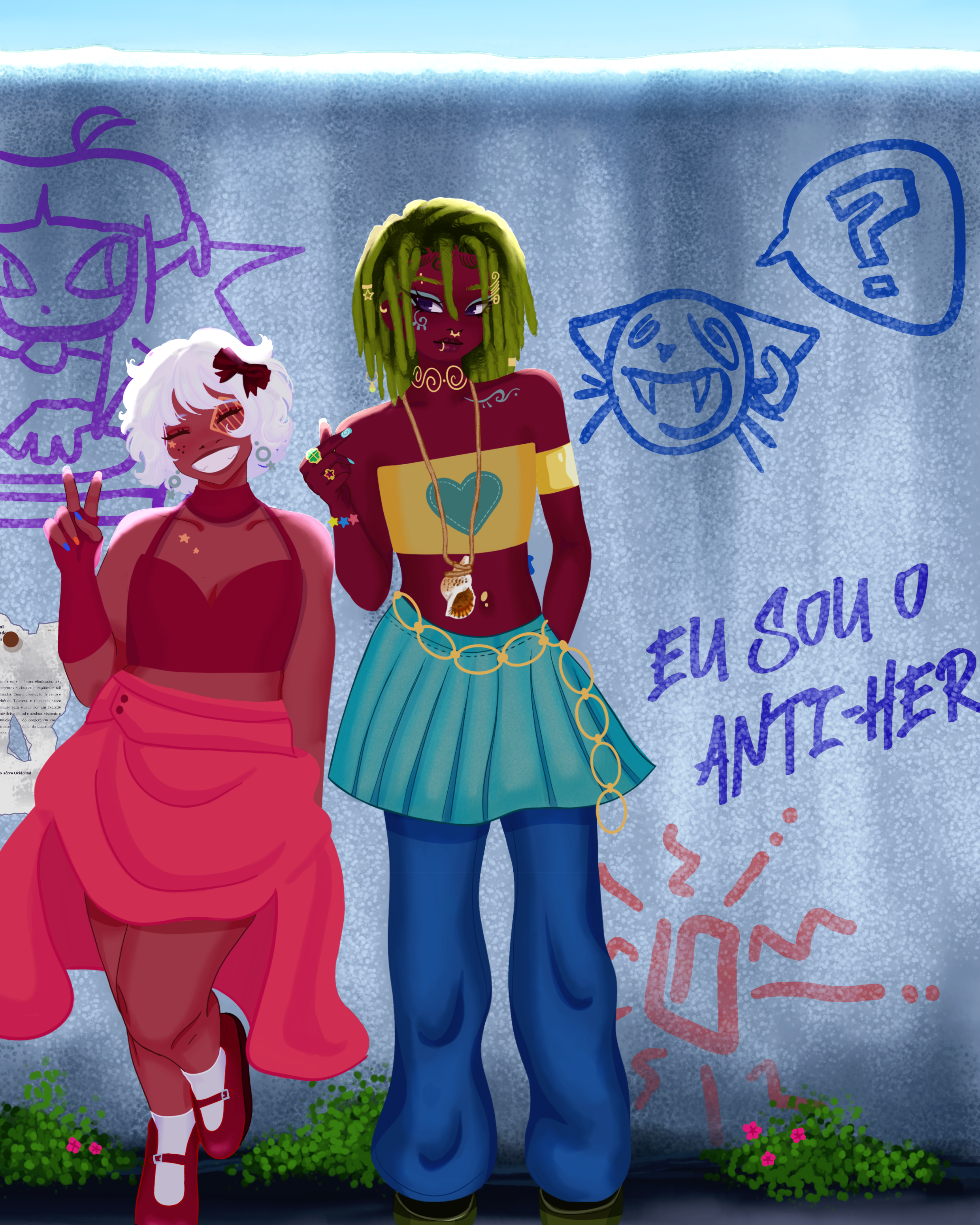 Ilustrações - Beija-flor em Guerra