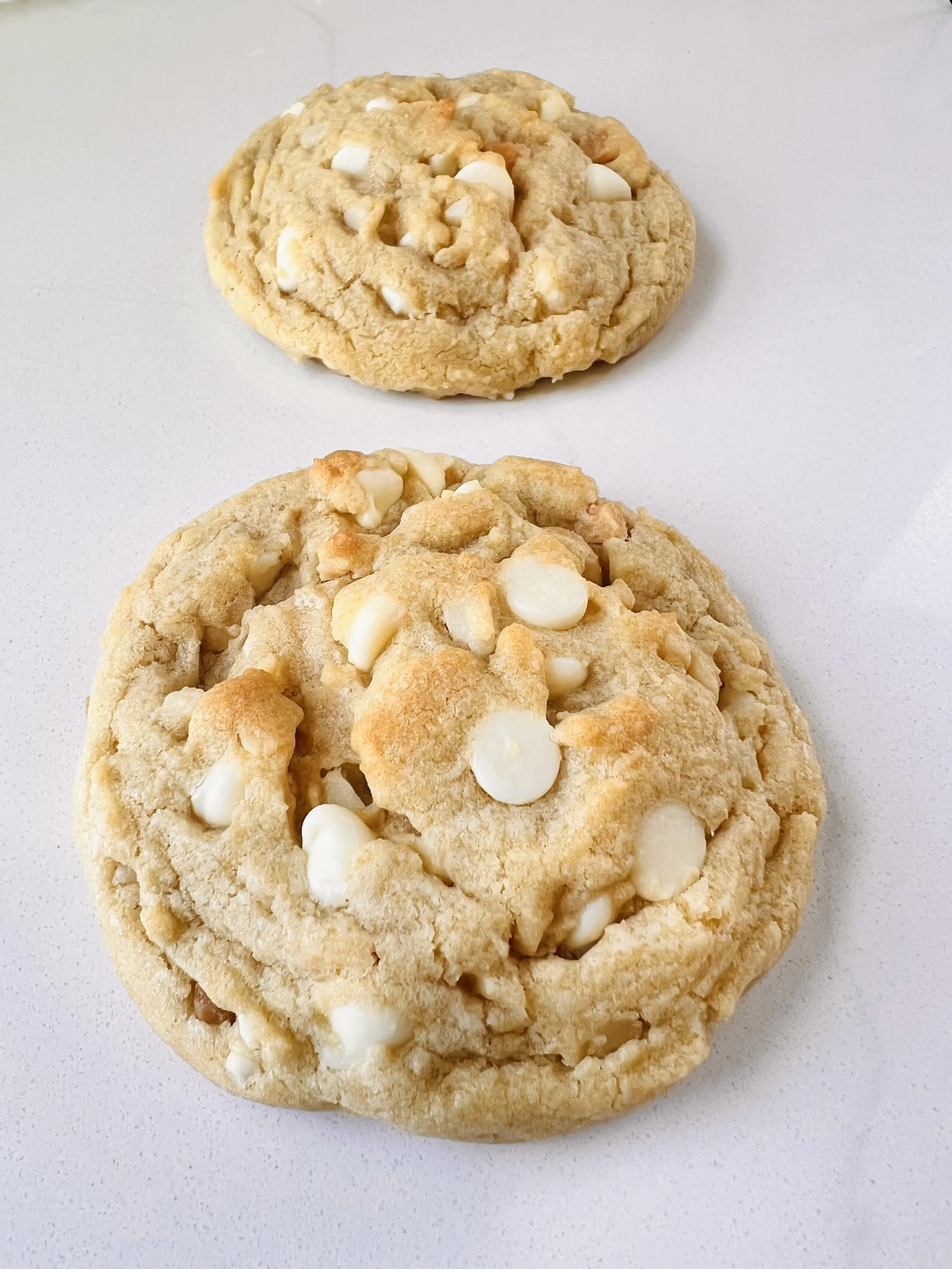 White Chocolate & Macadamia Cookies