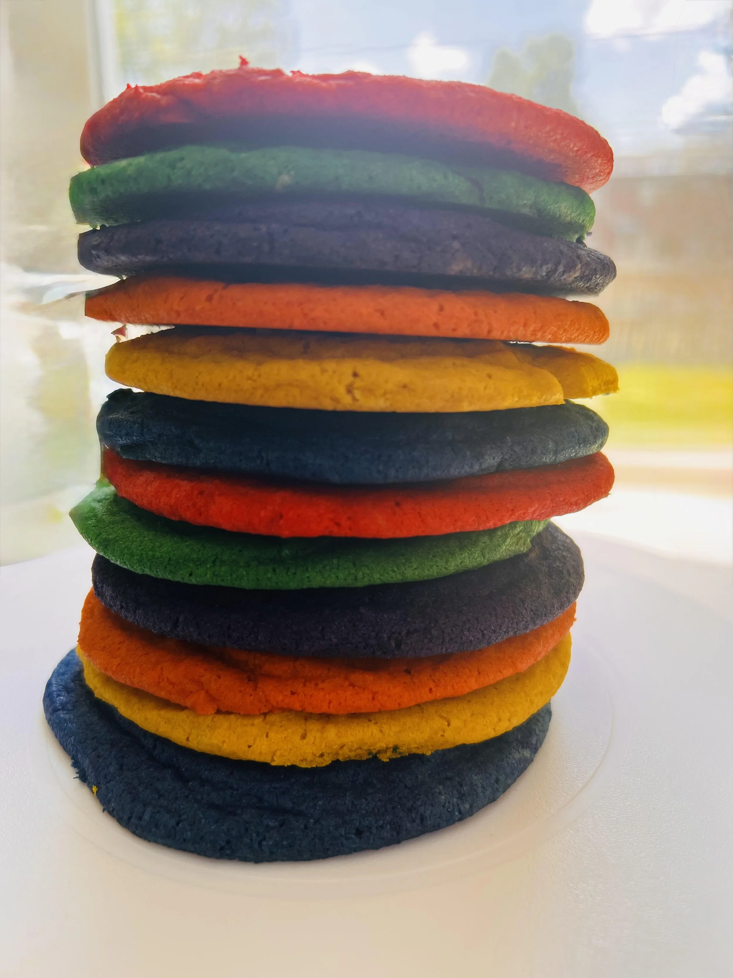Rainbow Sugar Cookies