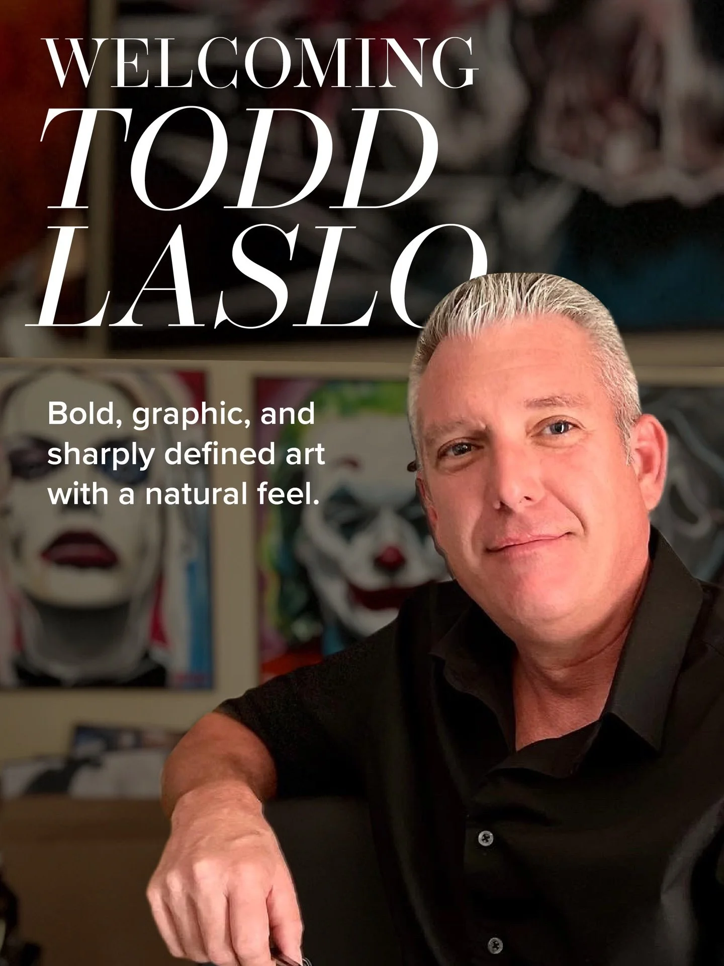 Thrilled to welcome Todd to our roster! 🖌️🖼️ We can&rsquo;t wait to see what comes next in our collaboration ✨

&bull;

#artistrepresentation #artagency #painting #artsupport #artistsofinstagram