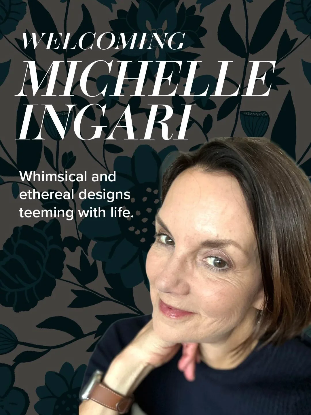 Welcome Michelle! 🎨 🖌️ We&rsquo;re so excited to work with Michelle and her gorgeous designs. 

Check out more of Michelle&rsquo;s work and her story on our website! 

&bull;

#artagency #curatededgeartagency #artistsupport #licensing