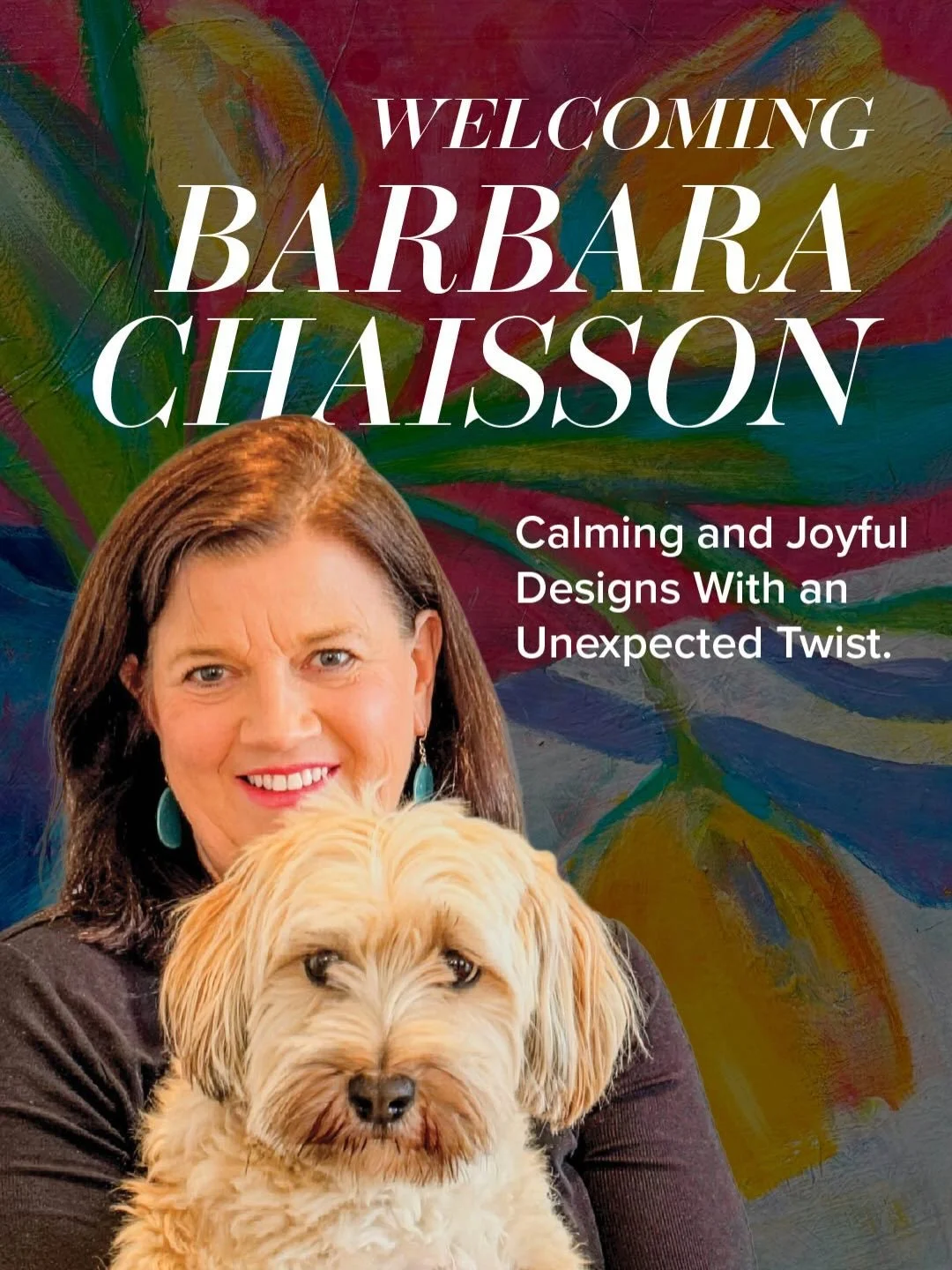 Another exciting announcement - welcome @barbchaissonart ! ⛵️ 

We&rsquo;re so excited to be working with Barbara and her gorgeous, unique designs. Stay tuned for more! 

&bull;

#artagency #artist #artistrepresentation #fineart