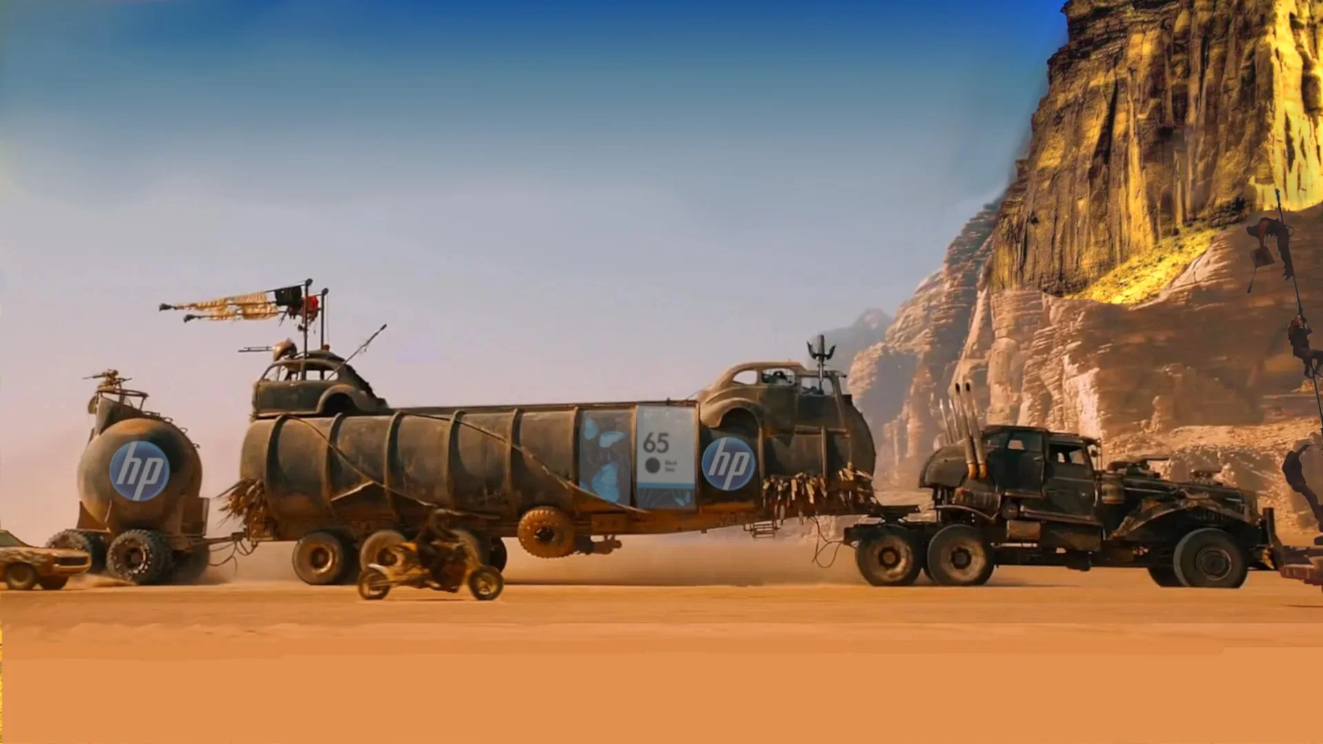 Convoy Returns to Immortan Joe Successfully with 80 Gallons of Printer Ink
