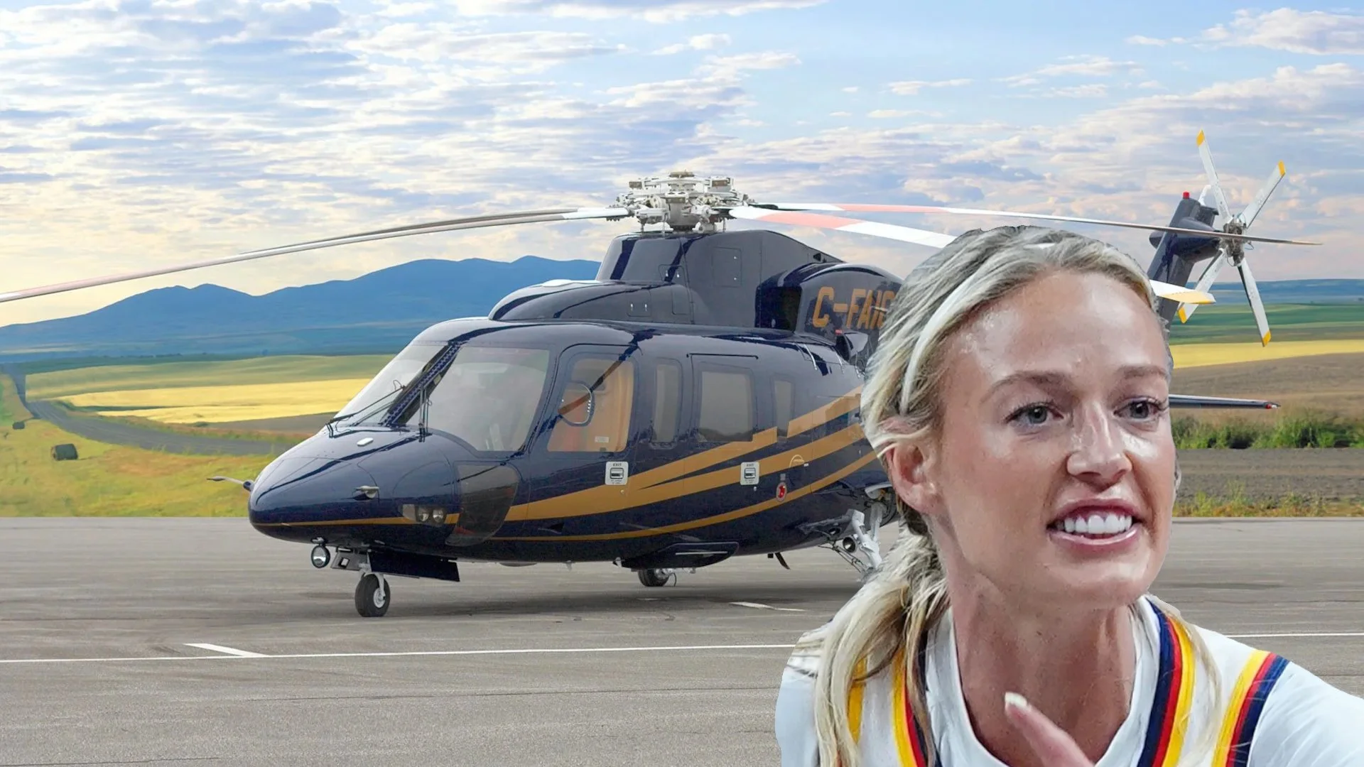 WNBA Surprises Sophie Cunningham with Private Helicopter