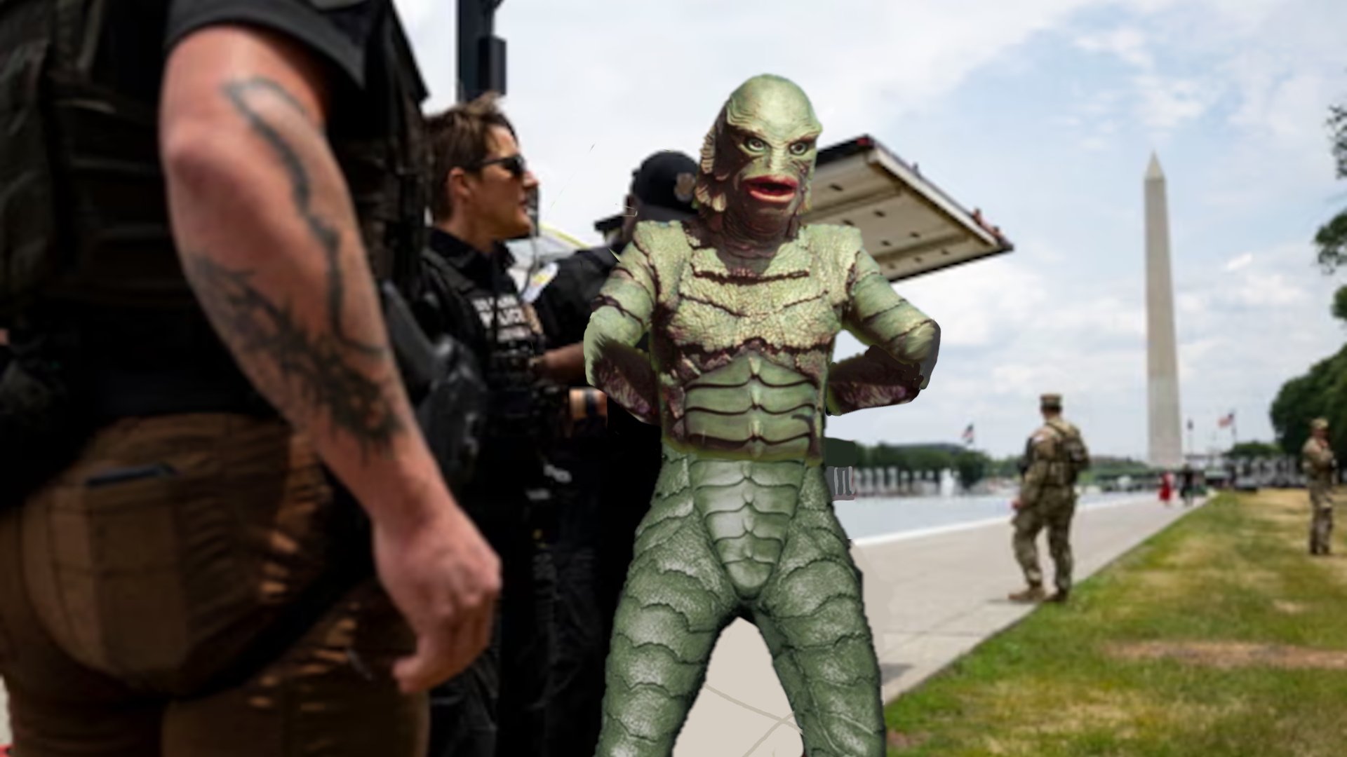 Gill-Man taken into custody.