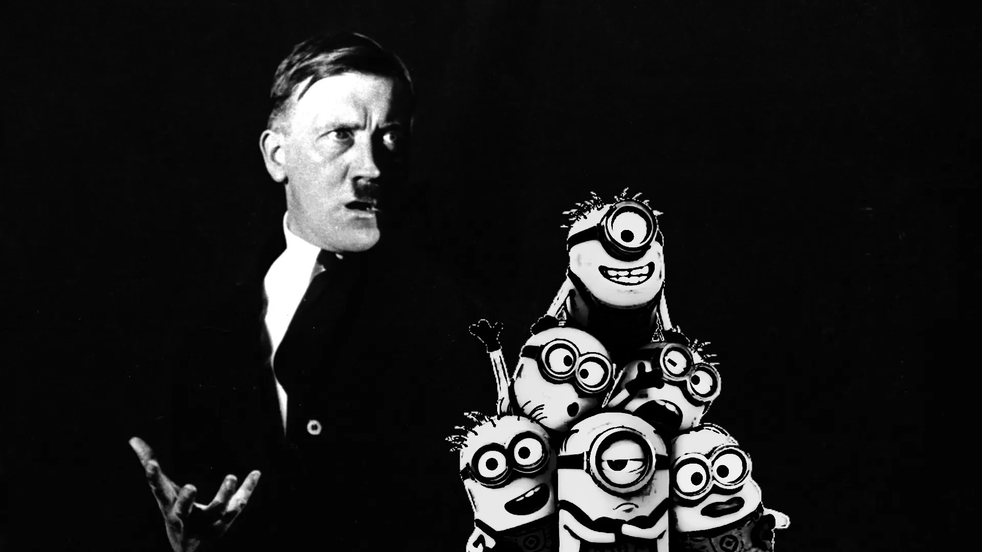 Minions with Hitler.