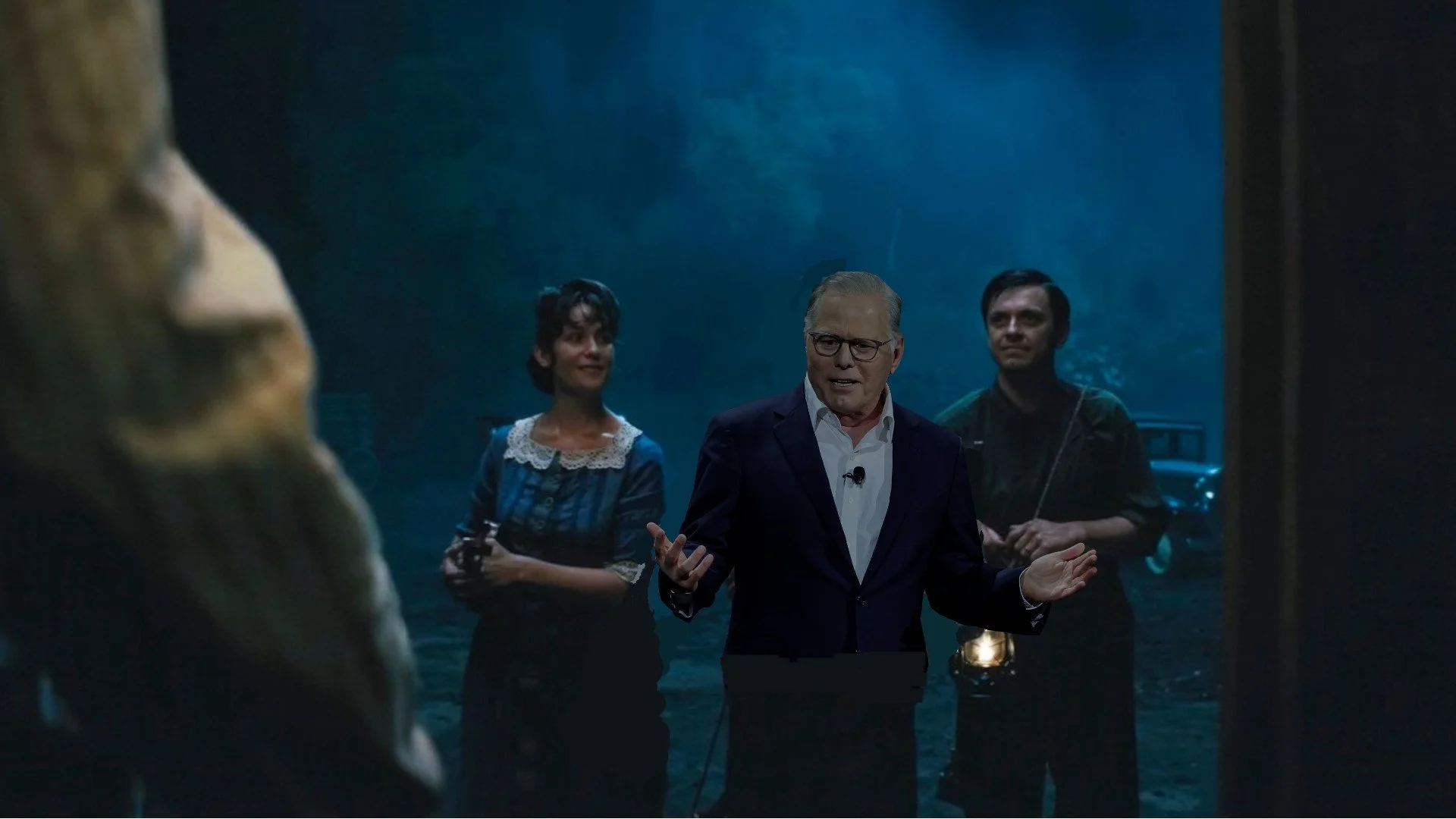 David Zaslav Spotted Lurking Outside of Oscars Afterparty