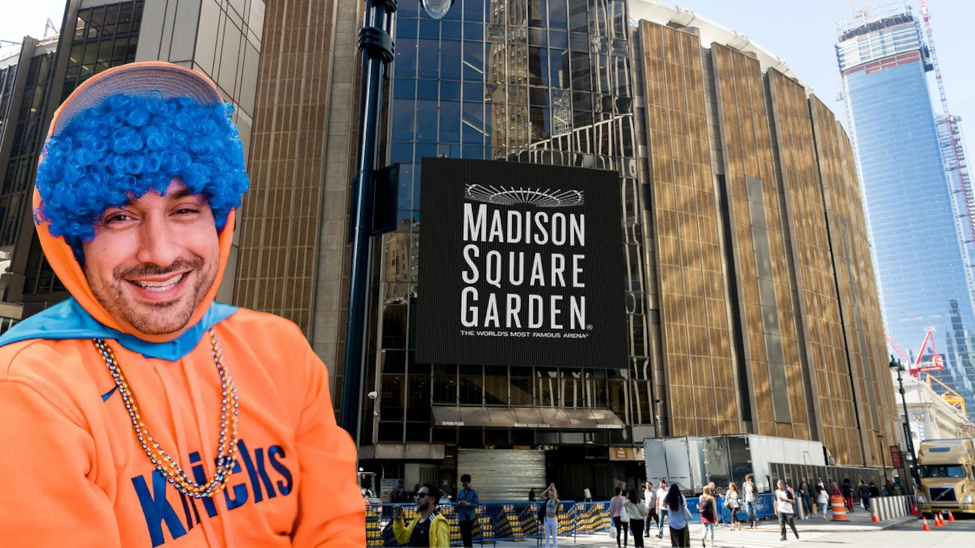 Knicks Fan Could Get Used to Assaulting Opposing Fans in this Weather